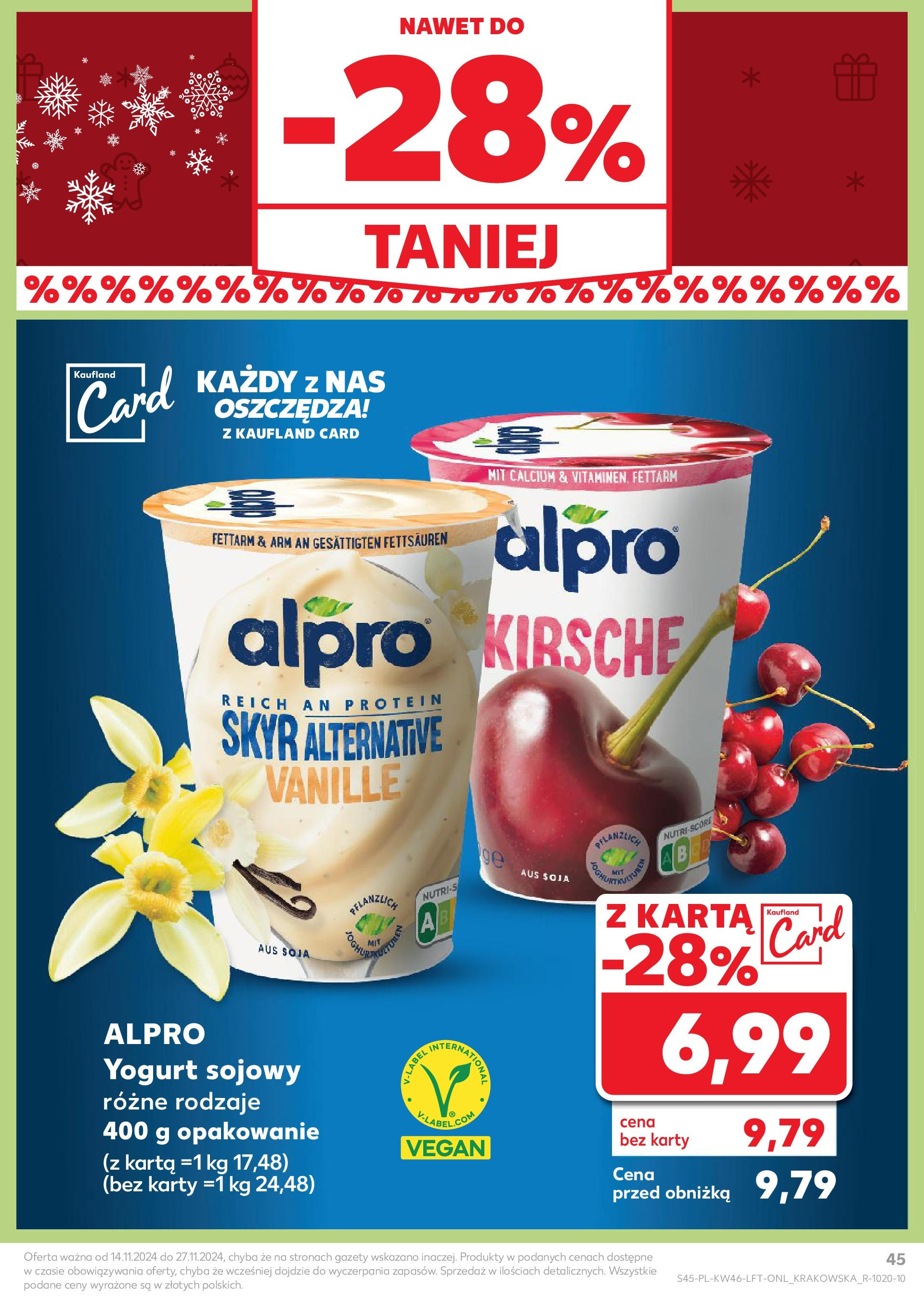 Kaufland BLACK FRIDAY gazetka ważna  od 14.11.2024 do 20.11.2024 strona 45