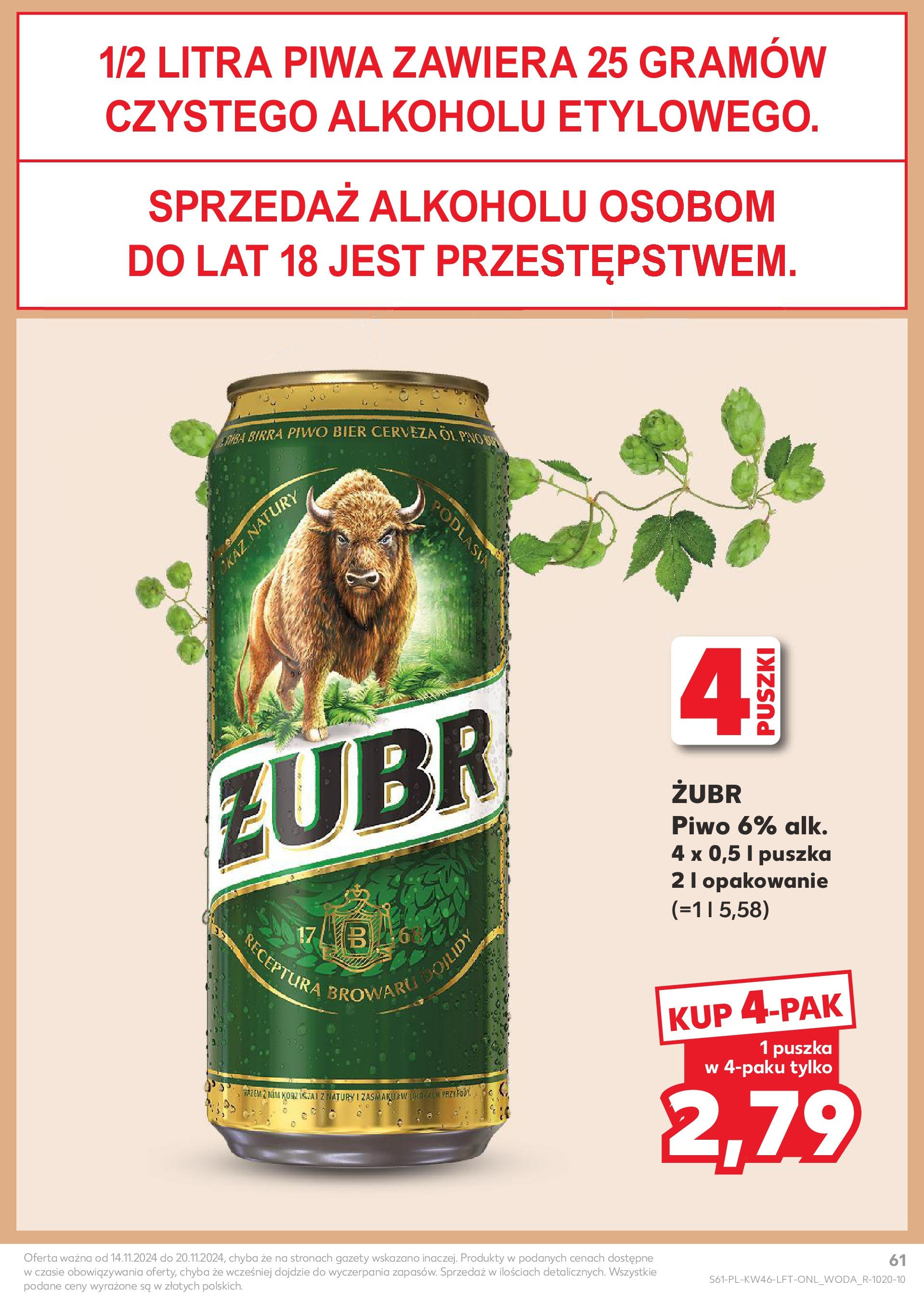 Kaufland BLACK FRIDAY gazetka ważna  od 14.11.2024 do 20.11.2024 strona 61
