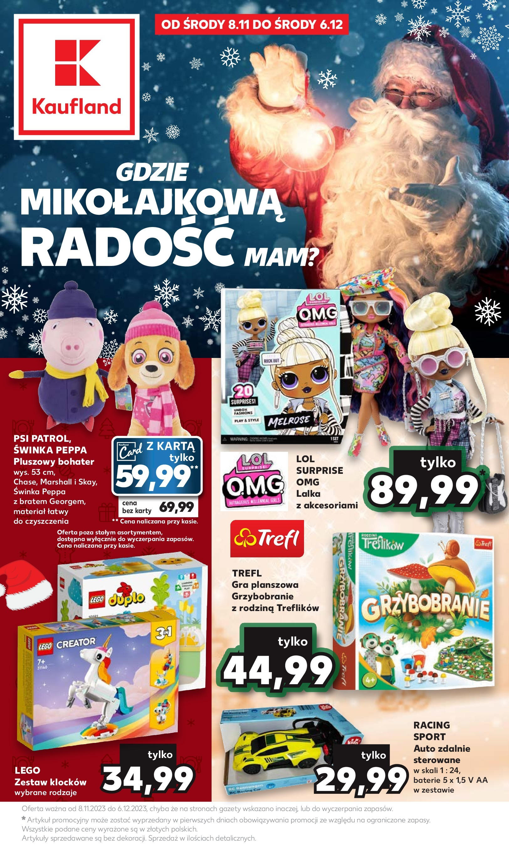 Kaufland Boże Narodzenie gazetka ważna od 08.11.2023 do 30.11.2023 strona 1