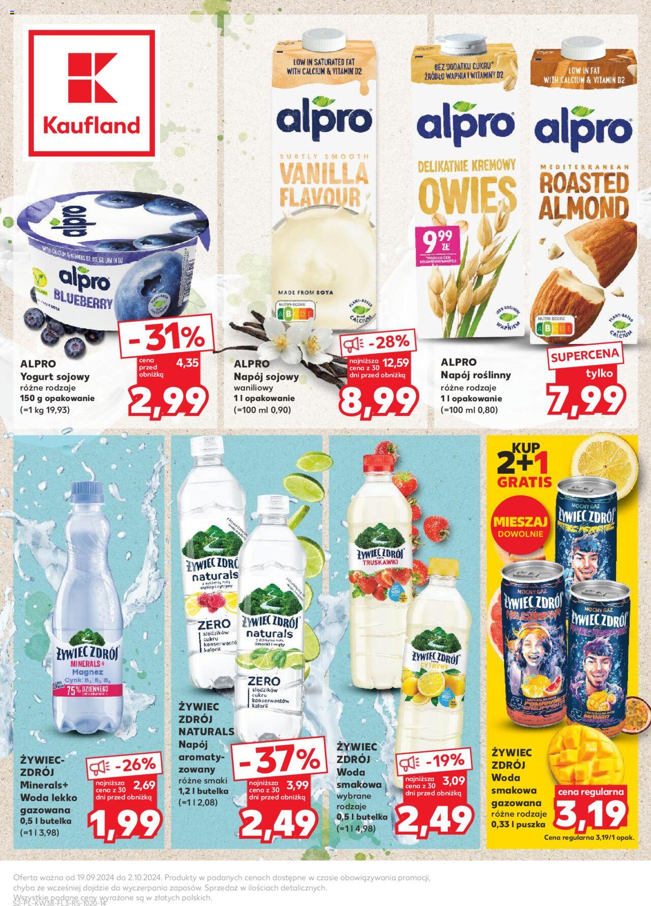 KAUFLAND Danone gazetka ważna  od 19.09.2024 do 02.10.2024 strona 2