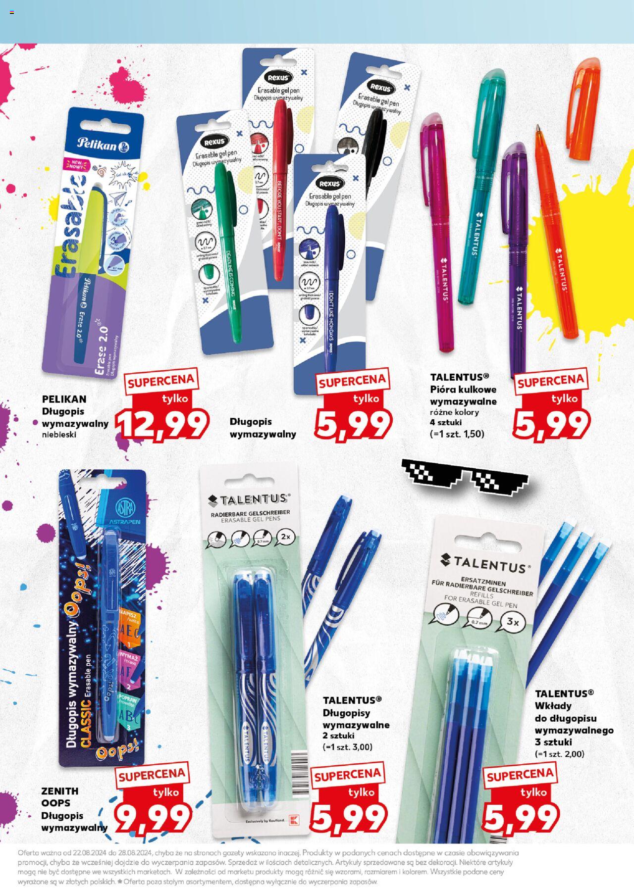 KAUFLAND Do Szkoły Like A Boss gazetka ważna od 22.08.2024 do 28.08.2024 strona 16