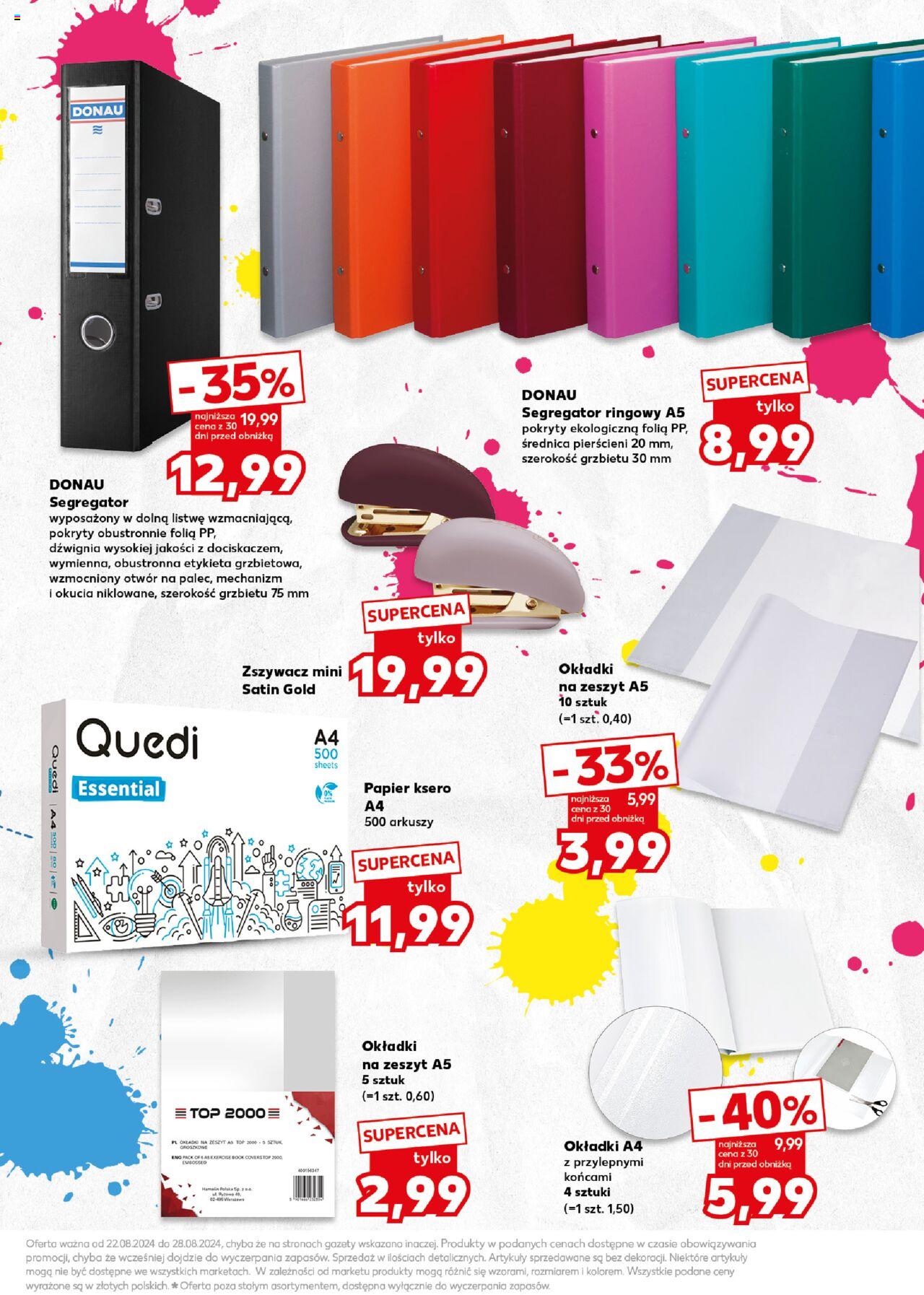 KAUFLAND Do Szkoły Like A Boss gazetka ważna od 22.08.2024 do 28.08.2024 strona 27