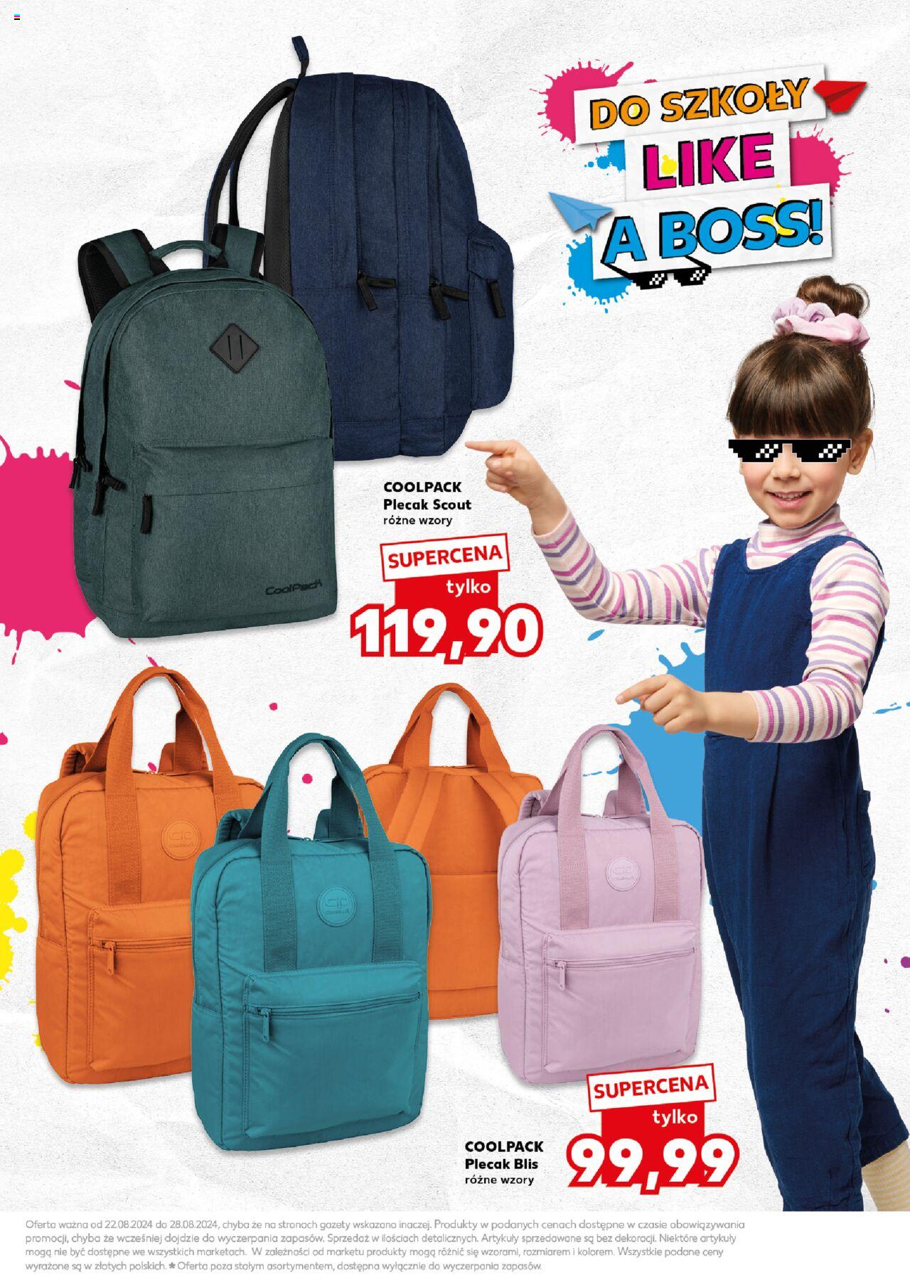 KAUFLAND Do Szkoły Like A Boss gazetka ważna od 22.08.2024 do 28.08.2024 strona 43