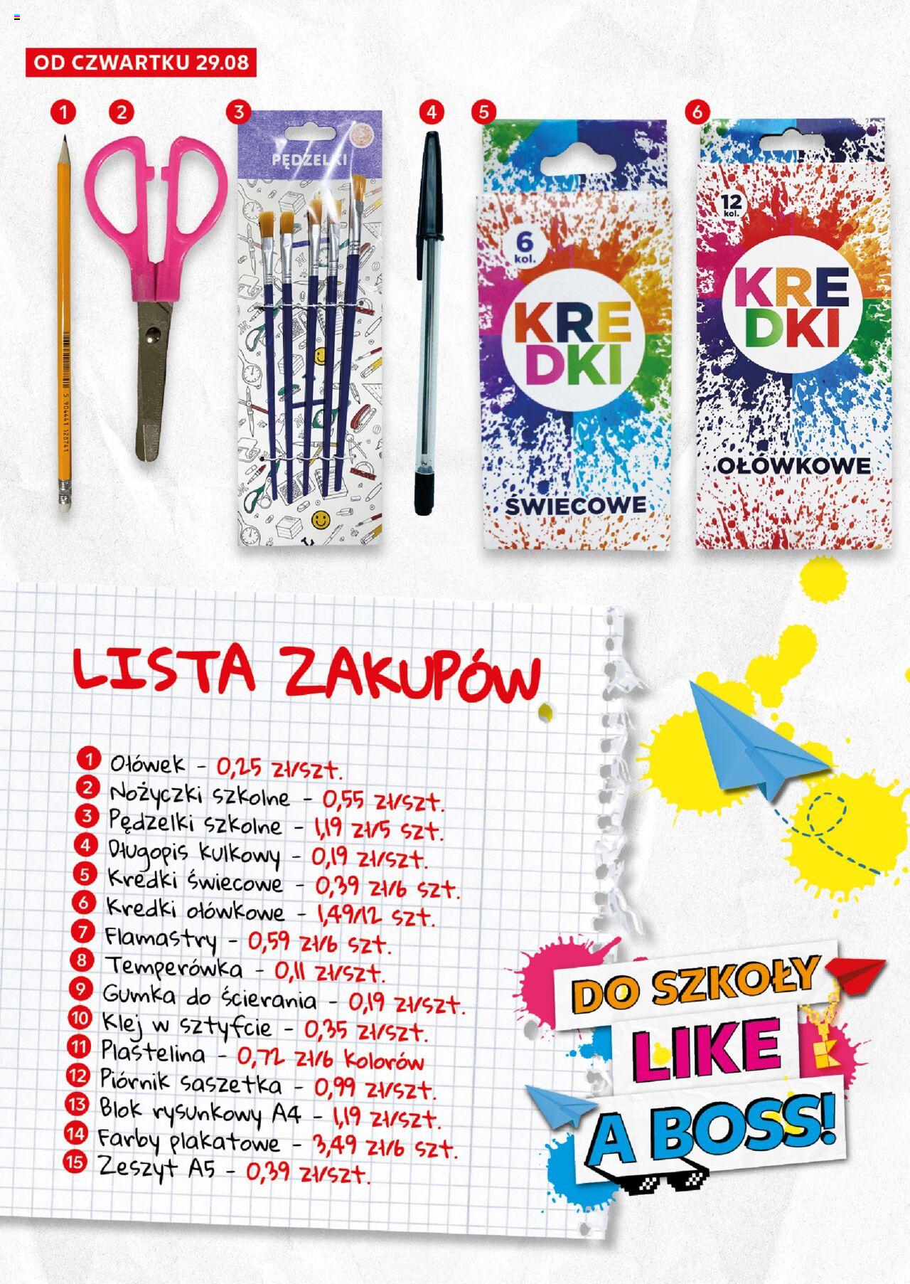 KAUFLAND Do Szkoły Like A Boss gazetka ważna od 29.08.2024 do 04.09.2024 strona 2