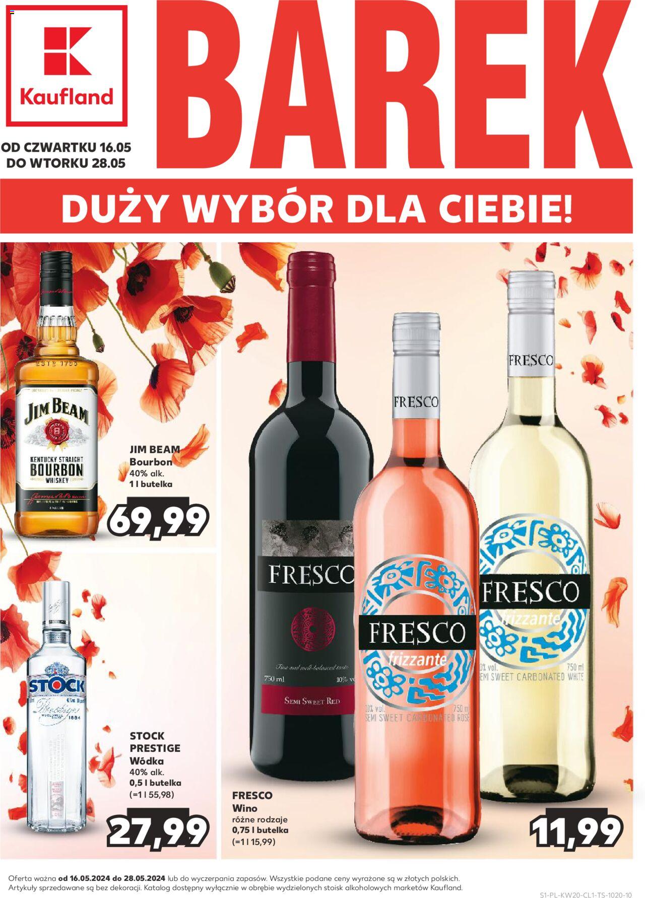 KAUFLAND gazetka Barek Kauflandu ważna od 16.05.2024 do 28.05.2024 strona 1