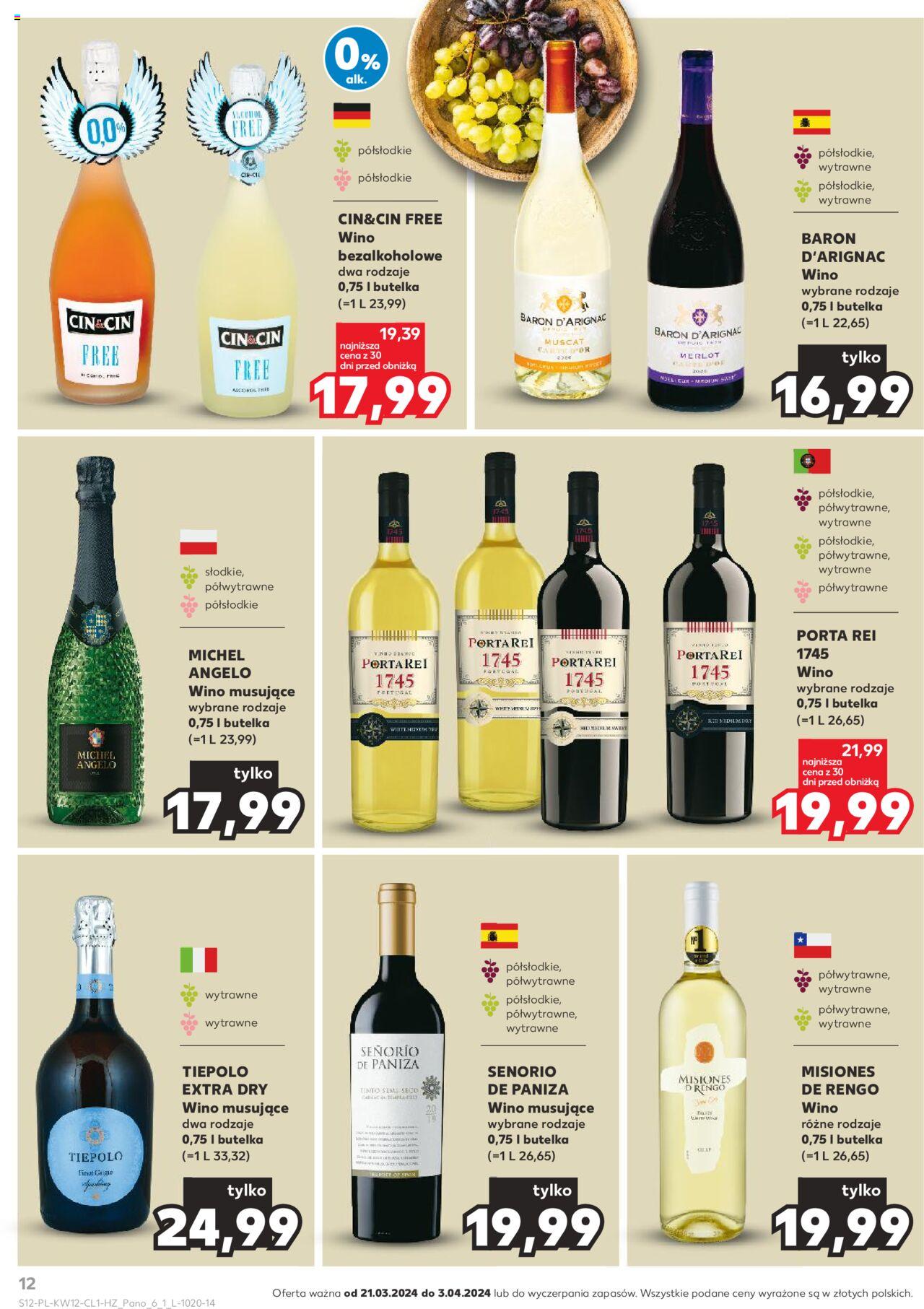 KAUFLAND gazetka Barek Kauflandu ważna od 21.03.2024 do 03.04.2024 strona 12