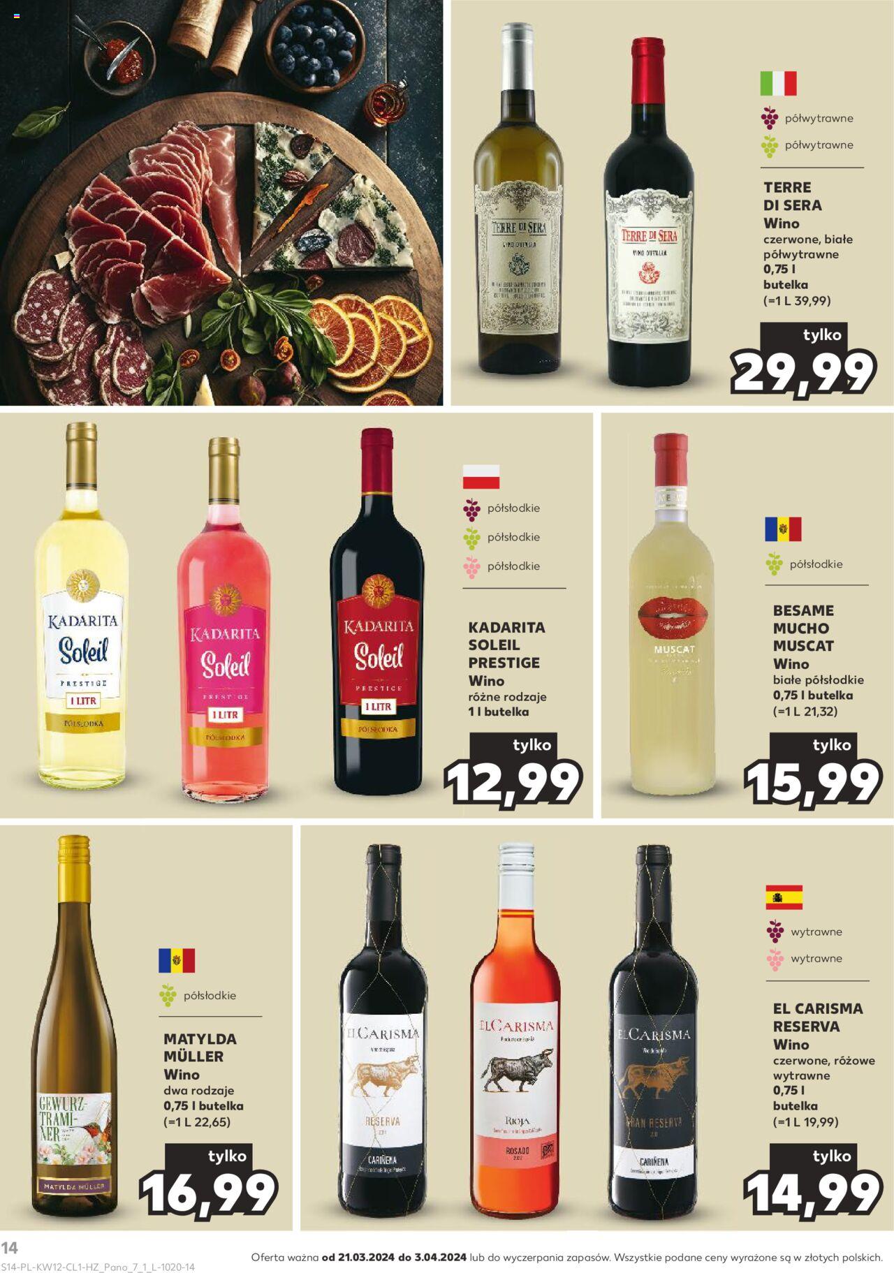 KAUFLAND gazetka Barek Kauflandu ważna od 21.03.2024 do 03.04.2024 strona 14