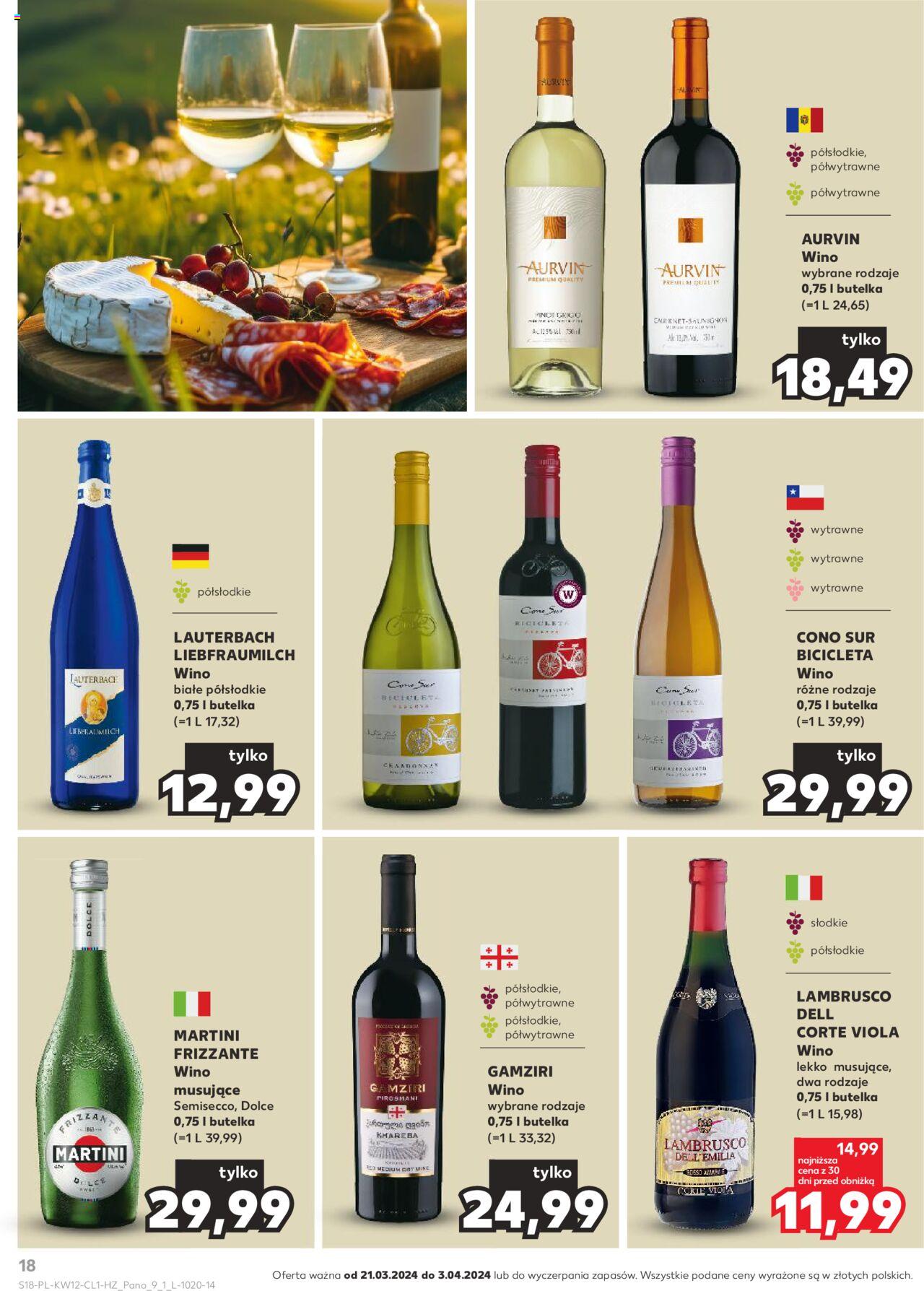 KAUFLAND gazetka Barek Kauflandu ważna od 21.03.2024 do 03.04.2024 strona 18