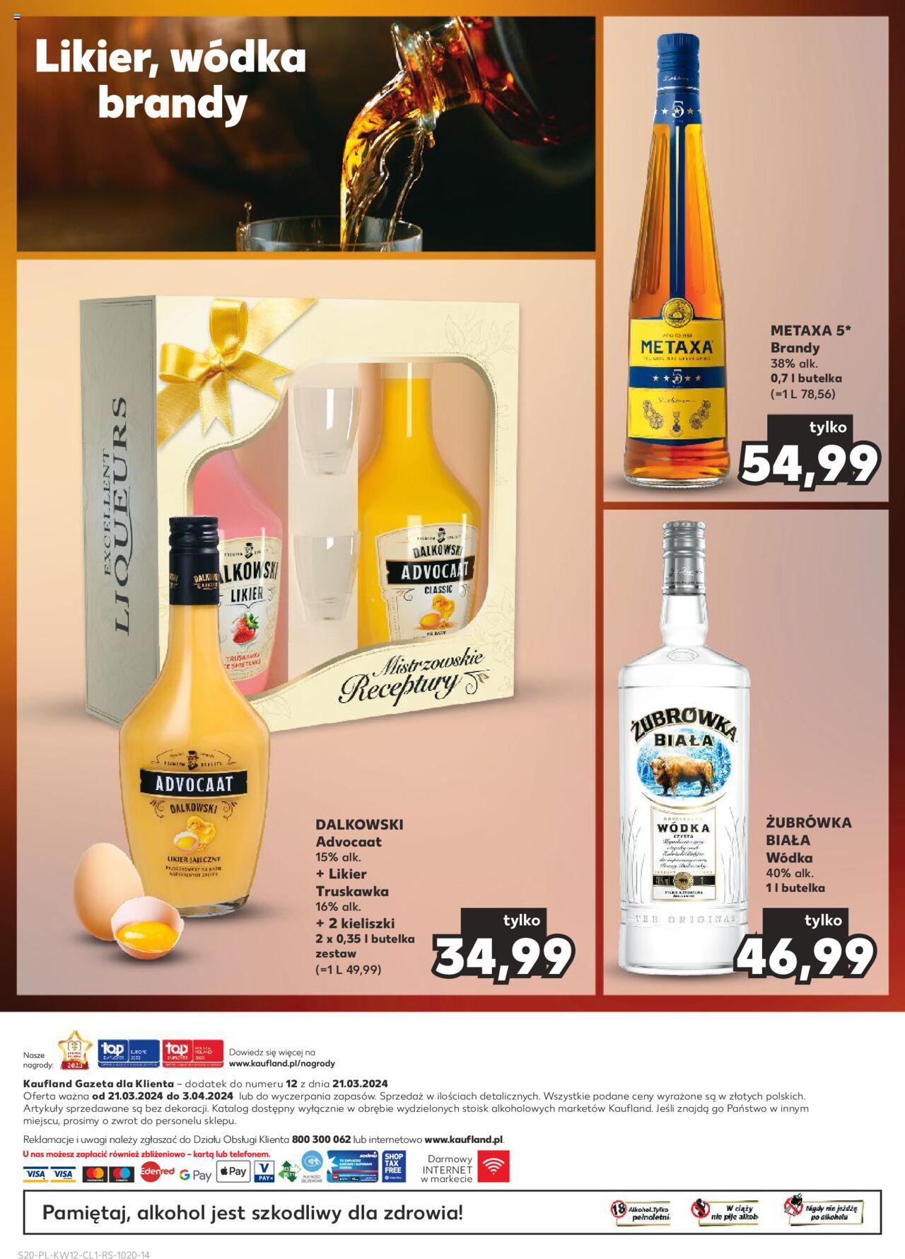 KAUFLAND gazetka Barek Kauflandu ważna od 21.03.2024 do 03.04.2024 strona 20