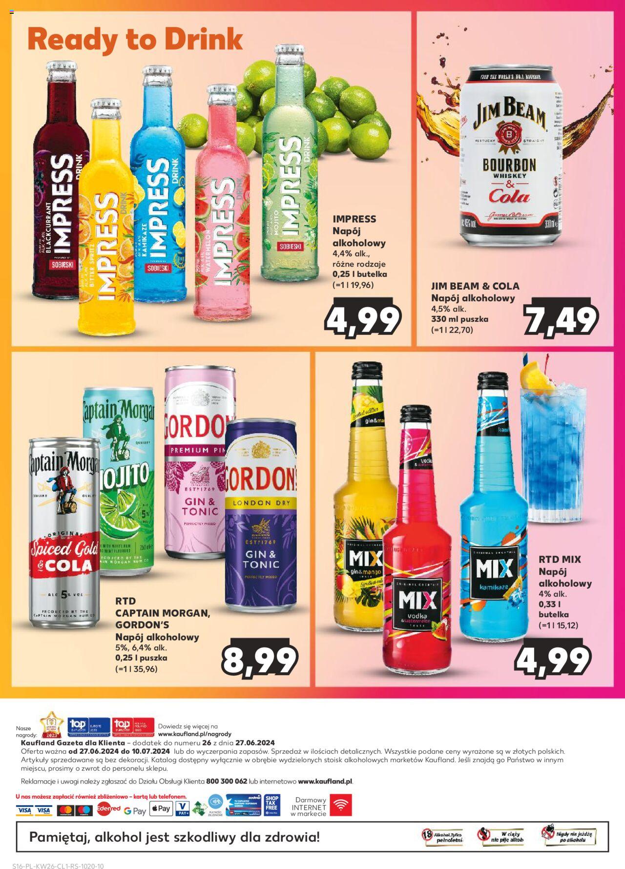 KAUFLAND gazetka Barek Kauflandu ważna od 27.06.2024 do 10.07.2024 strona 16