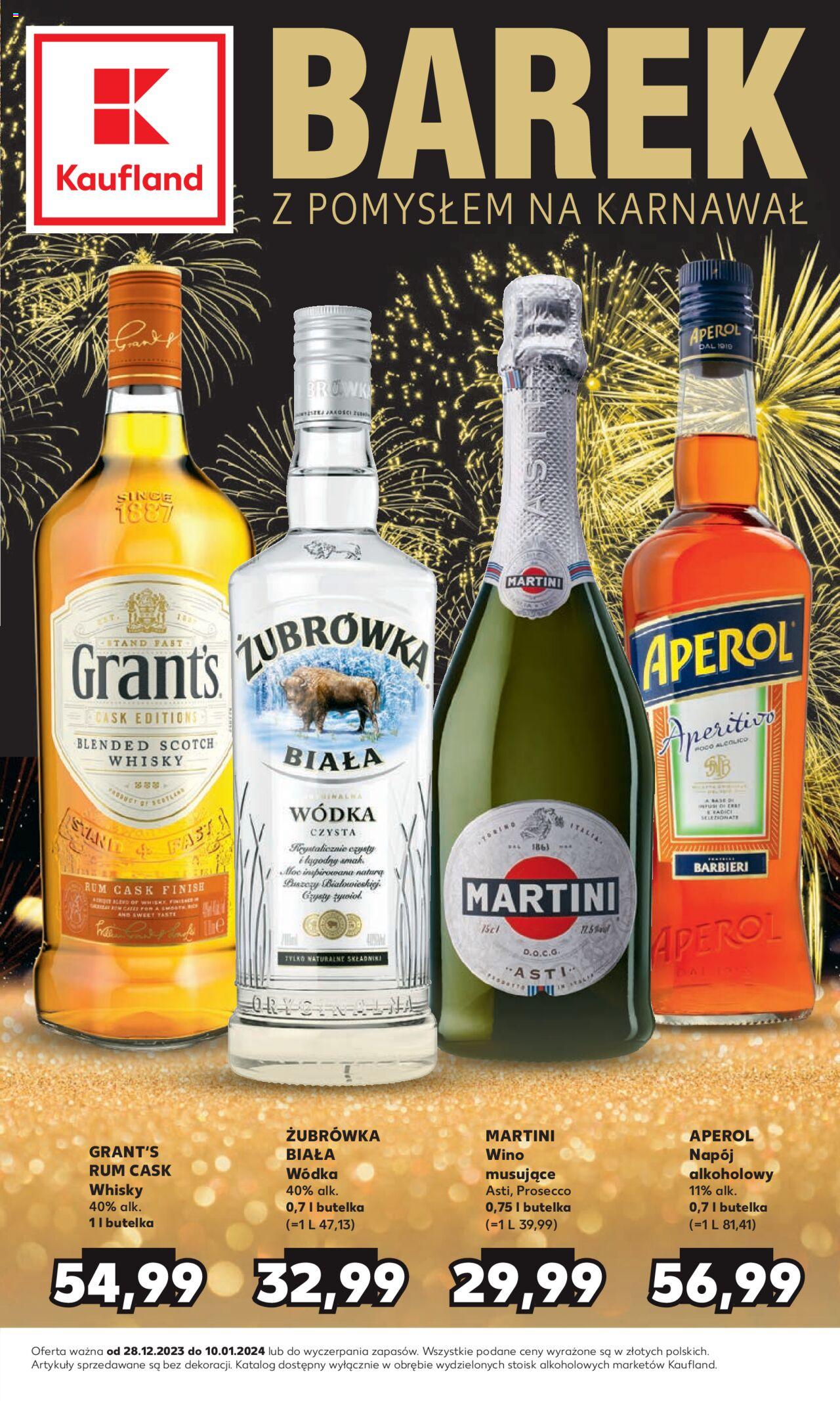 KAUFLAND gazetka Barek Kauflandu ważna od 28.12.2023 do 10.01.2024 strona 1