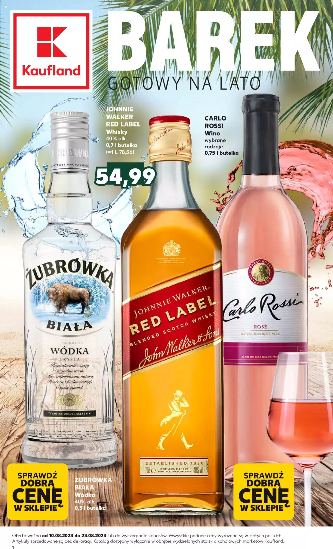 KAUFLAND gazetka Barek ważna od 10.08.2023 do 23.08.2023 strona 1