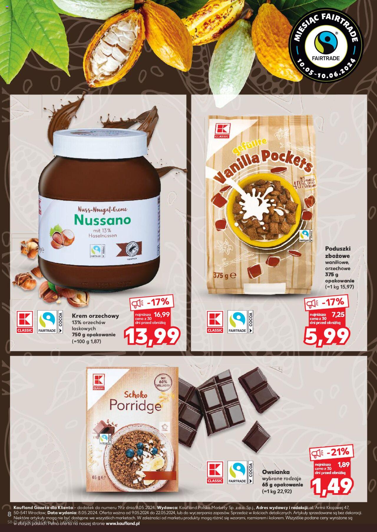 KAUFLAND gazetka Dla Ludzi, Dla Planety ważna  od 09.05.2024 do 22.05.2024 strona 8