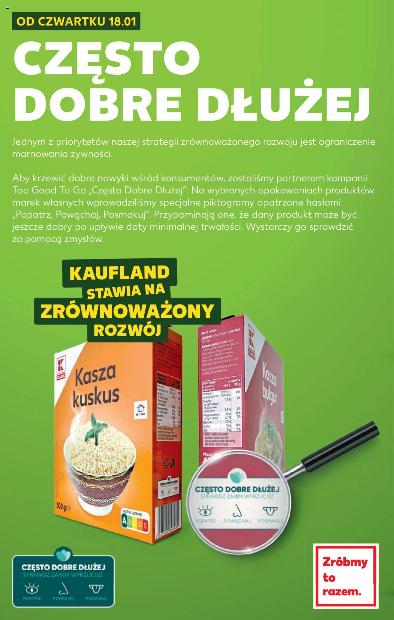 KAUFLAND gazetka Dla ludzi i natury ważna od 18.01.2024 do 31.01.2024 strona 18