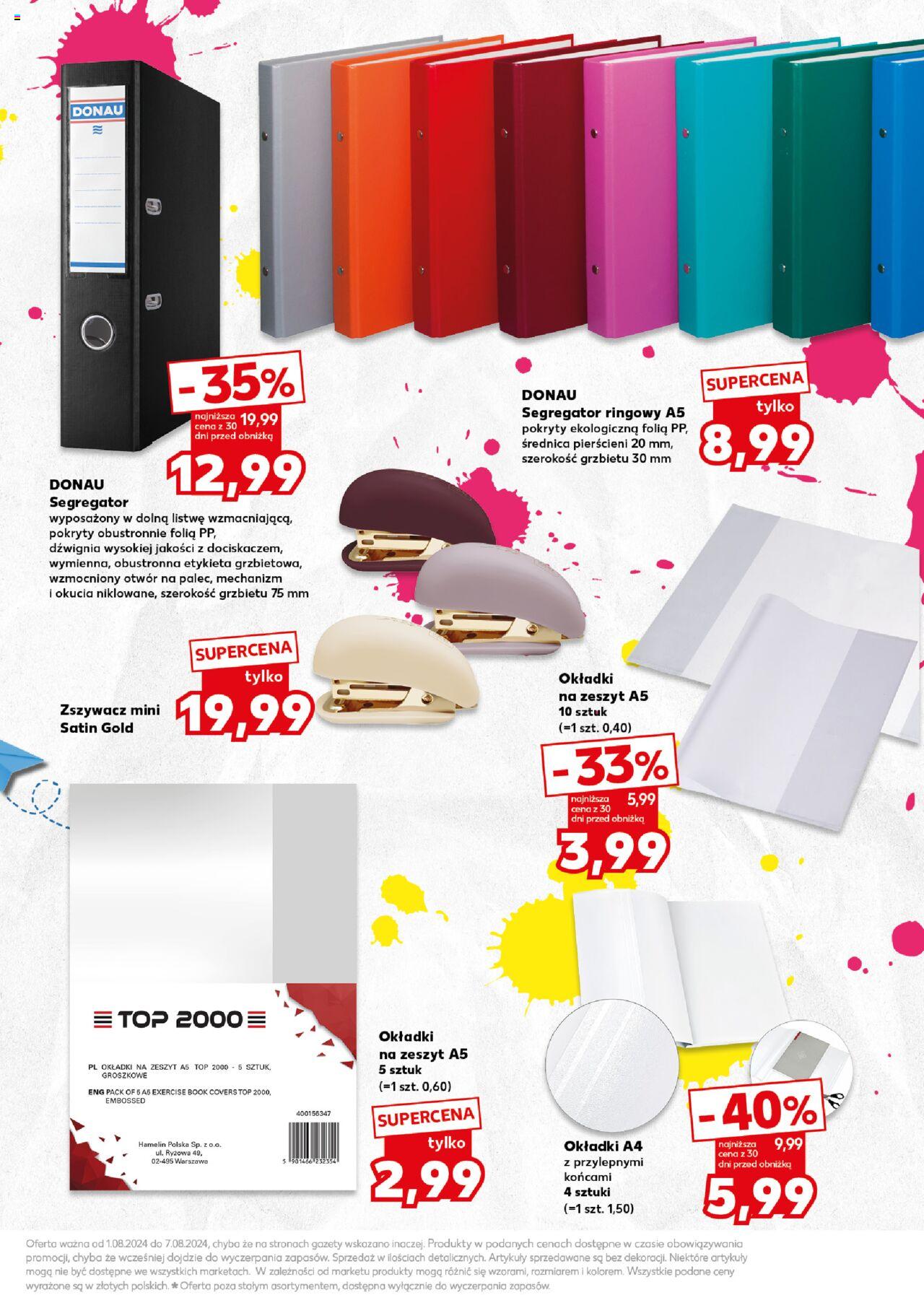 KAUFLAND gazetka Do Szkoły Like A Boss ważna od 01.08.2024 do 07.08.2024 strona 27