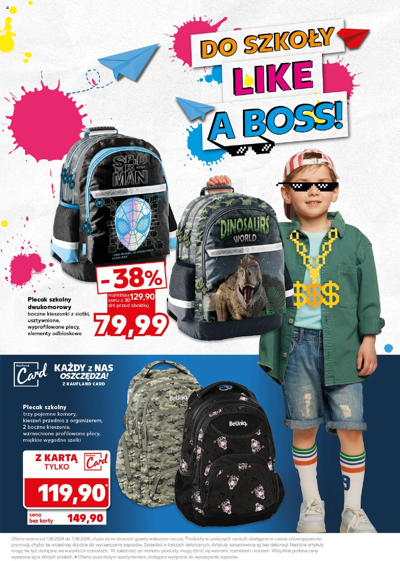 KAUFLAND gazetka Do Szkoły Like A Boss ważna od 01.08.2024 do 07.08.2024 strona 29