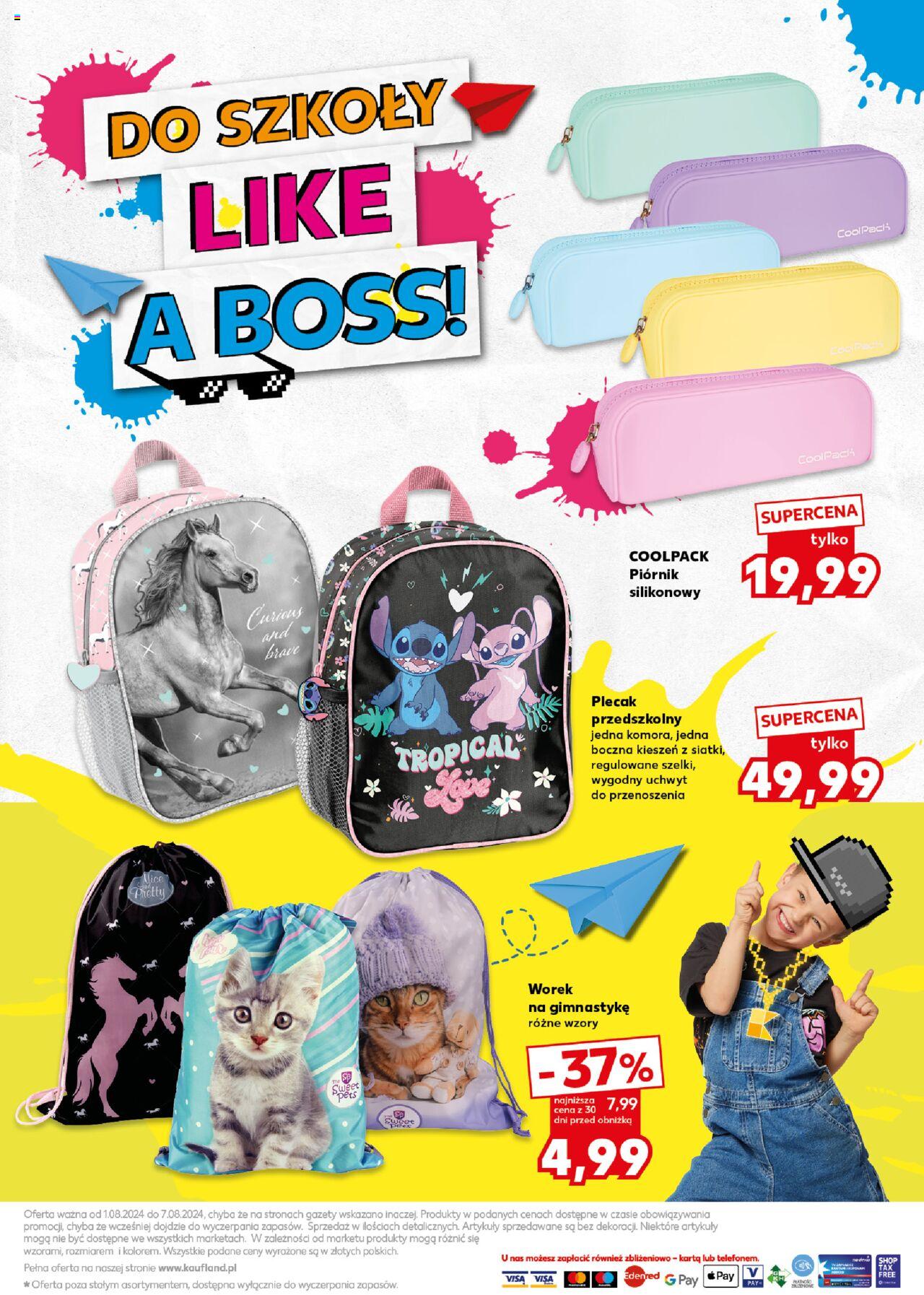 KAUFLAND gazetka Do Szkoły Like A Boss ważna od 01.08.2024 do 07.08.2024 strona 37
