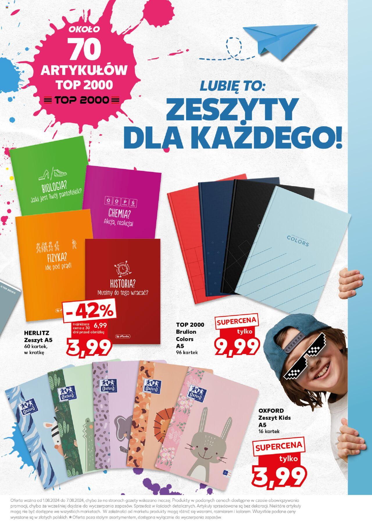 KAUFLAND gazetka Do Szkoły Like A Boss ważna od 01.08.2024 do 07.08.2024 strona 8