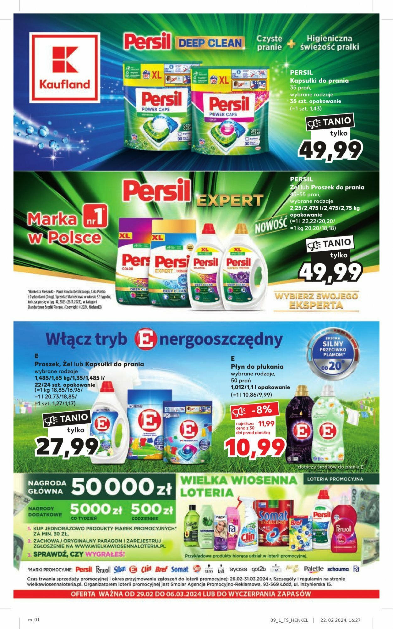 KAUFLAND gazetka Drogeria ważna od 29.02.2024 do 06.03.2024 strona 1