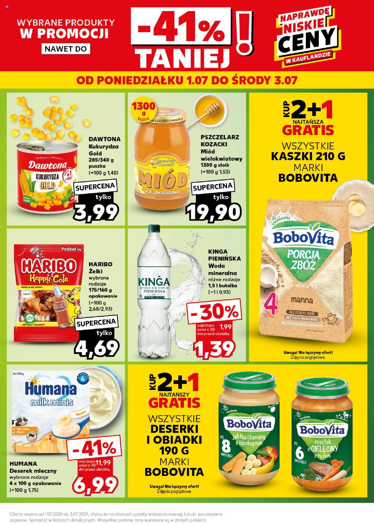 KAUFLAND gazetka Mocny start ważna od 01.07.2024 do 03.07.2024 strona 4