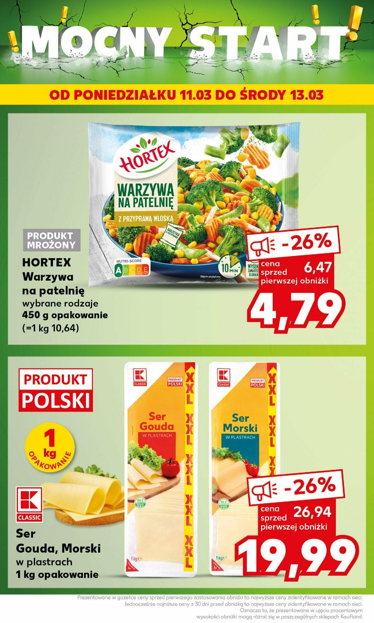 KAUFLAND gazetka Mocny start ważna od  11.03.2024 do 13.03.2024 strona 1