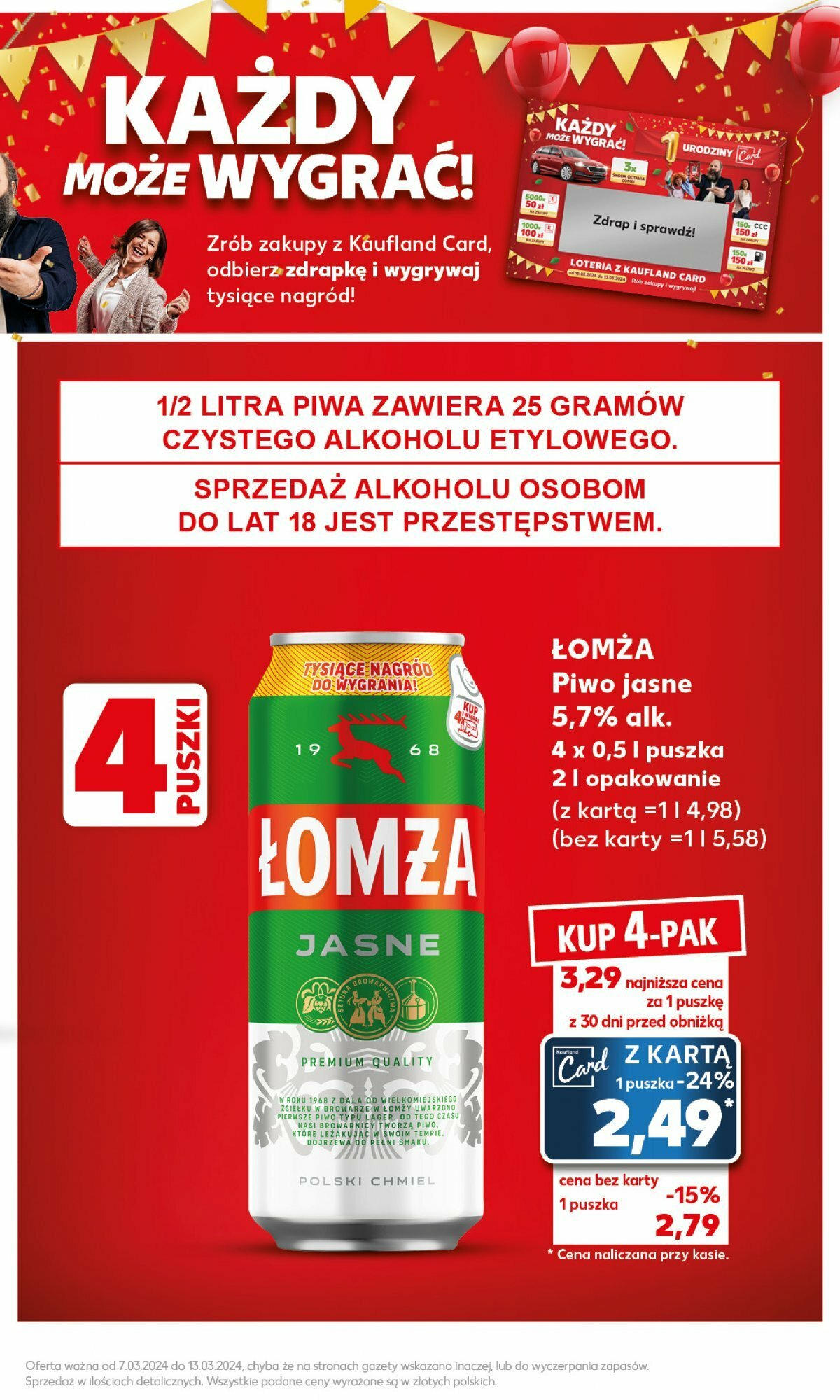 KAUFLAND gazetka Mocny start ważna od  11.03.2024 do 13.03.2024 strona 4