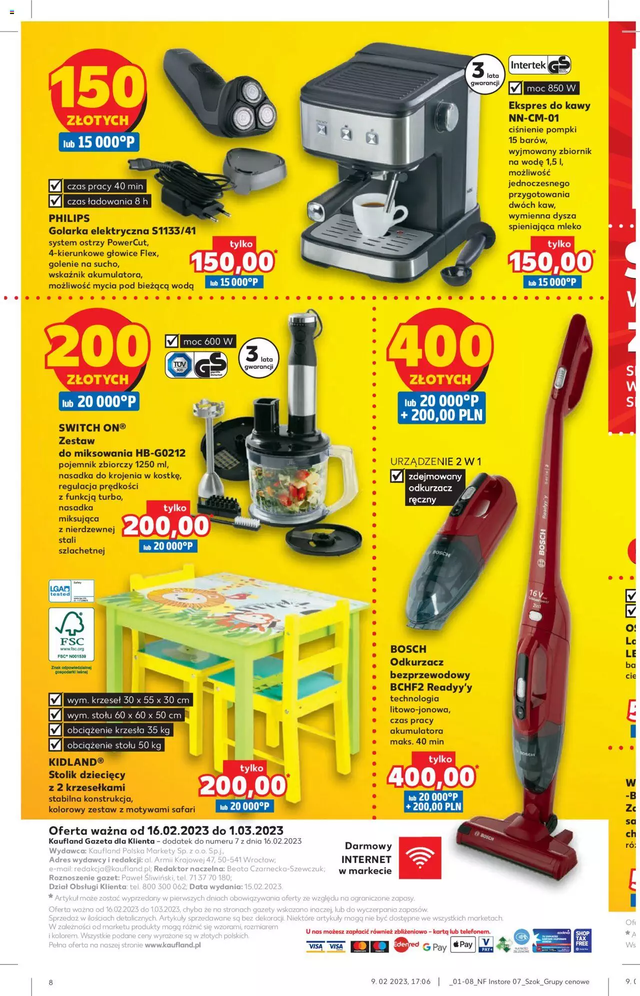 KAUFLAND gazetka Oszczędności szok! ważna od 16.02.2023 do 01.03.2023 strona 8