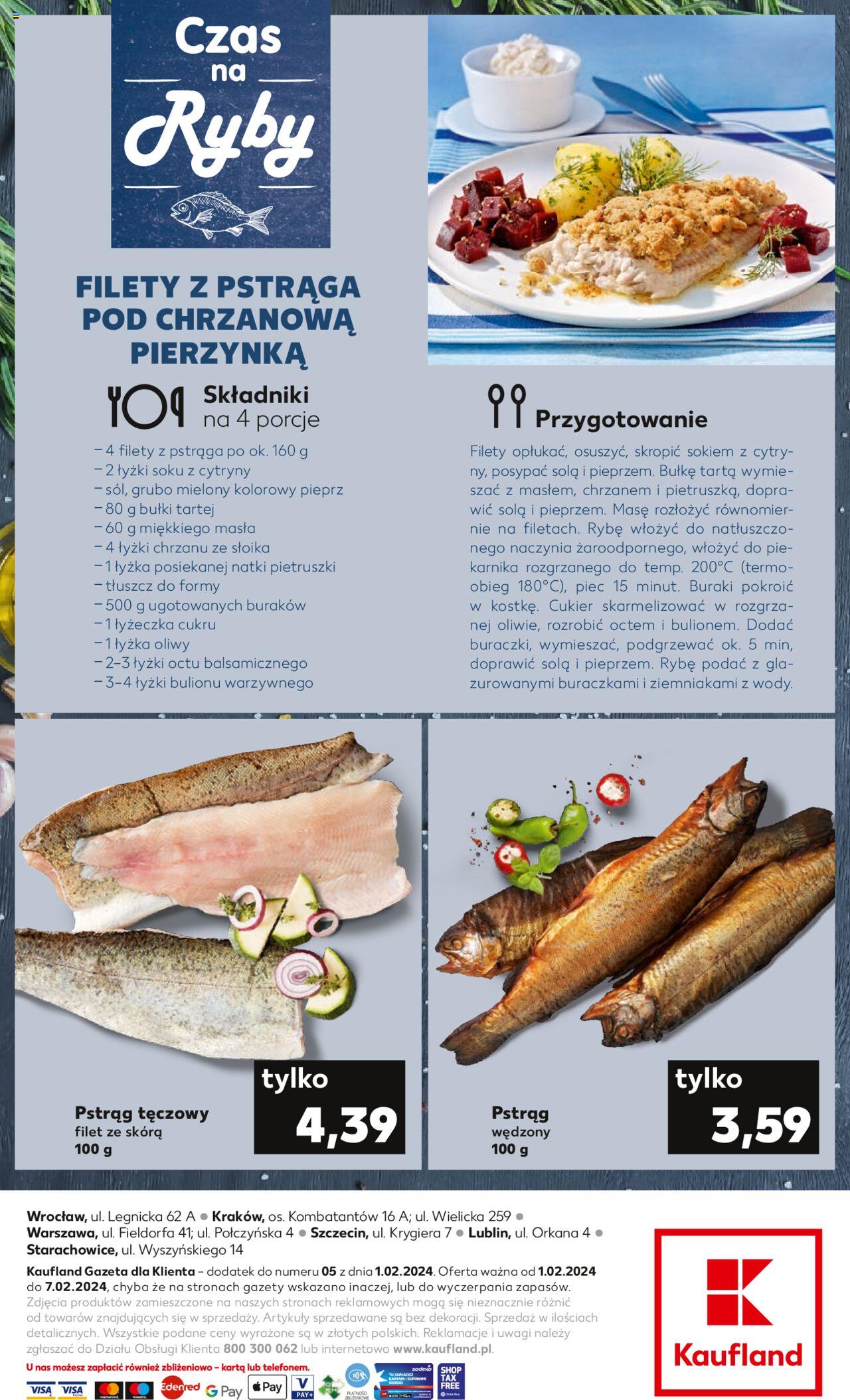 KAUFLAND gazetka Ryby ważna od  01.02.2024 do 07.02.2024 strona 2