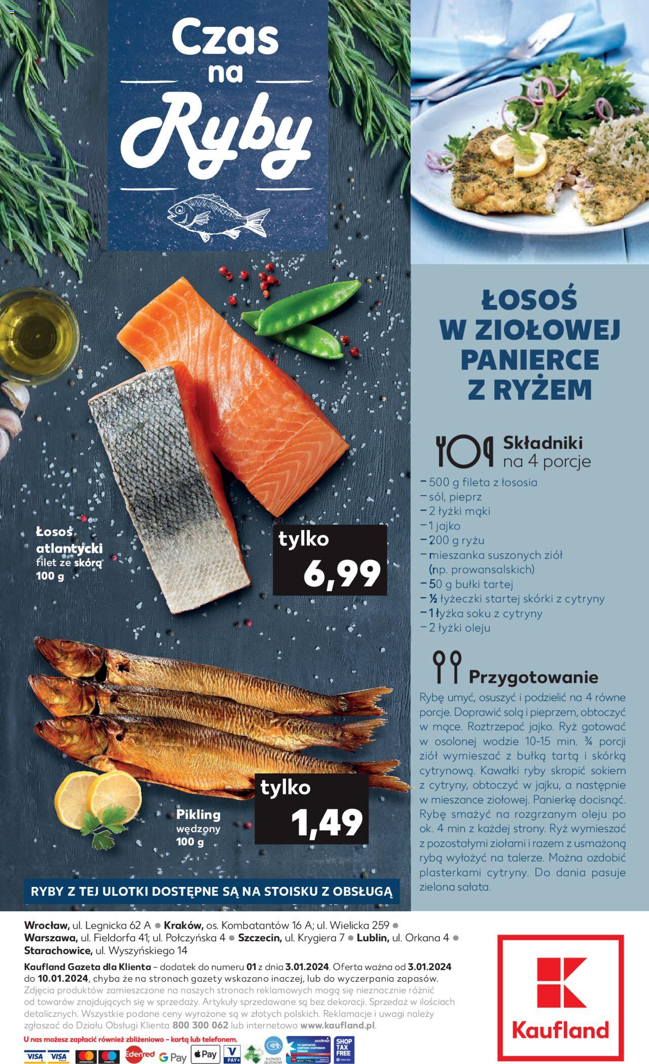 KAUFLAND gazetka Ryby ważna od 03.01.2024 do 10.01.2024 strona 2