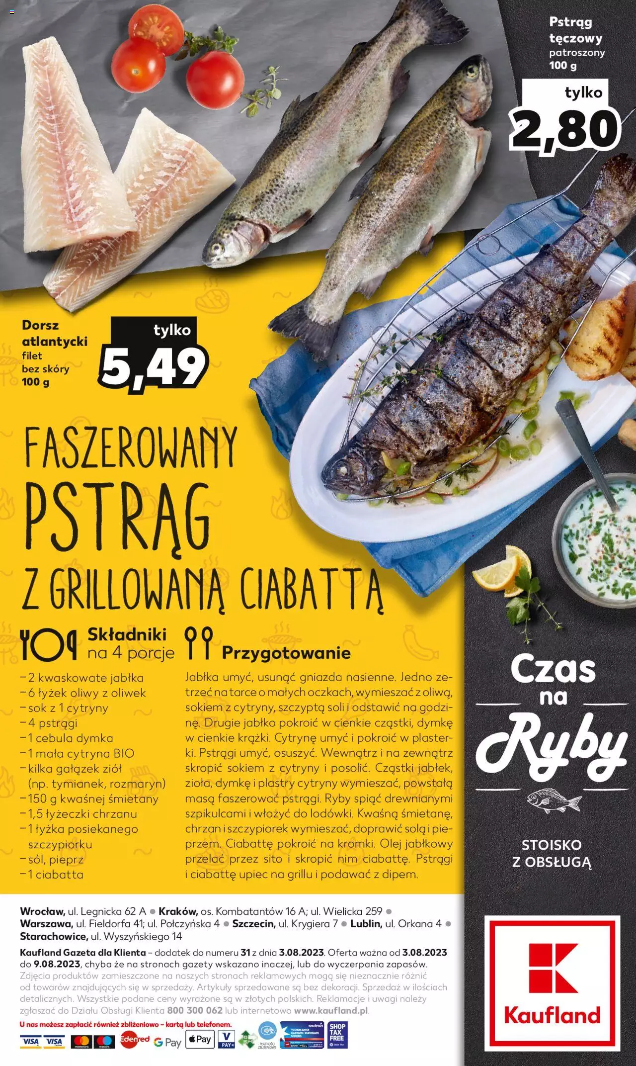 KAUFLAND gazetka Ryby ważna od 03.08.2023 do 09.08.2023 strona 2