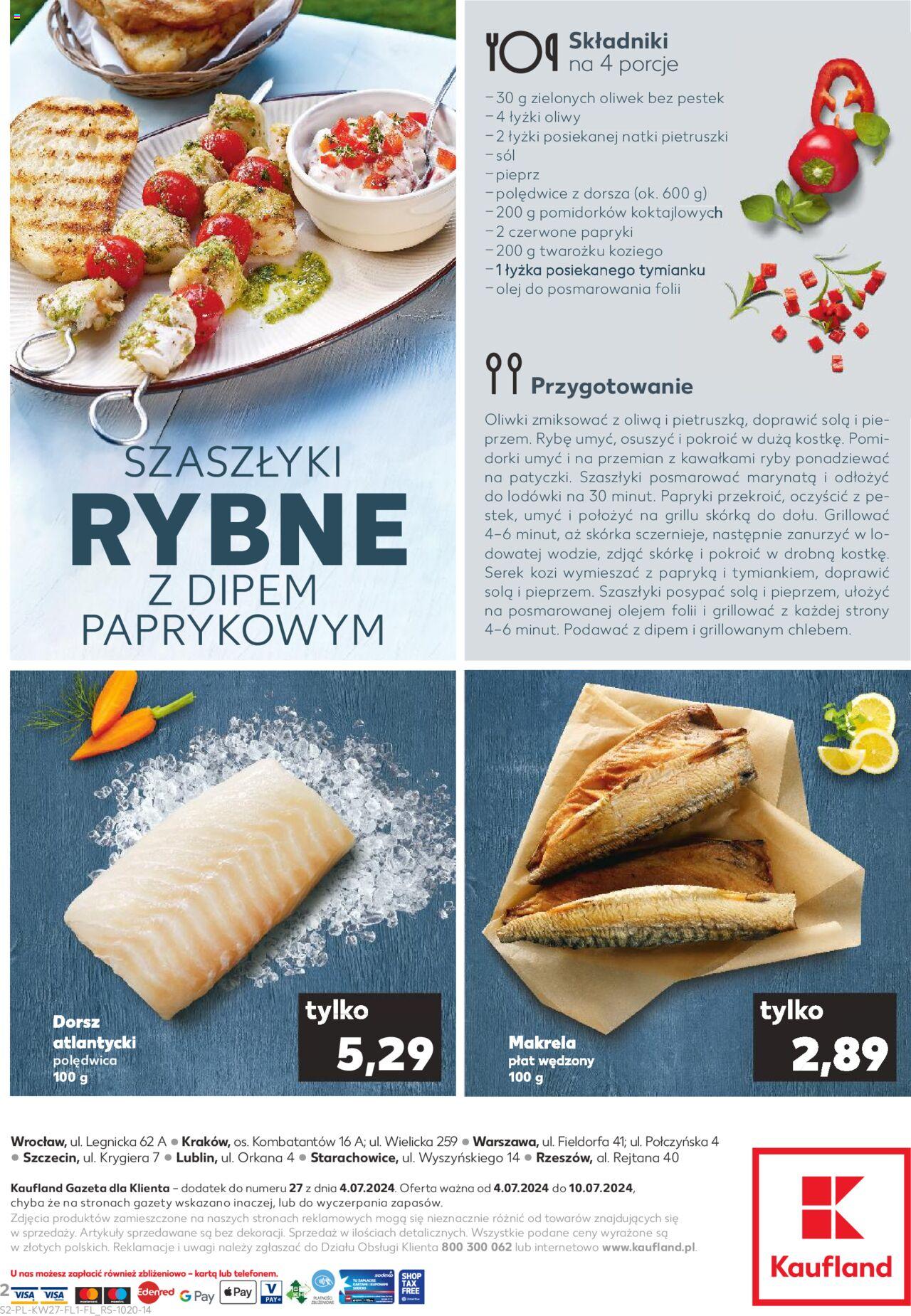 KAUFLAND gazetka Ryby ważna od 04.07.2024 do 10.07.2024 strona 2