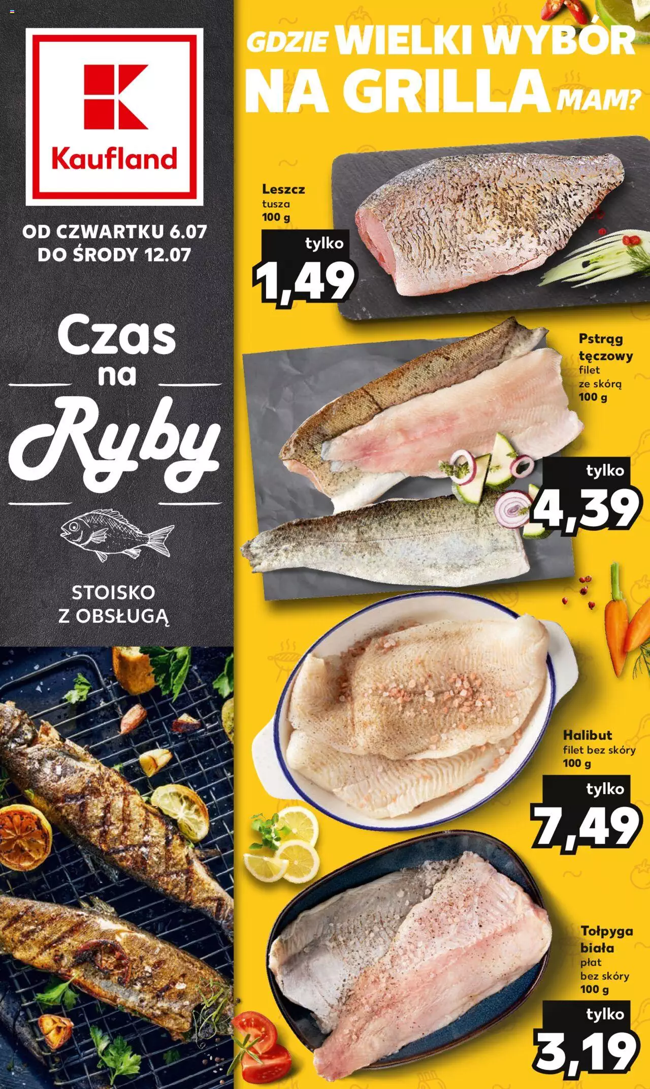 KAUFLAND gazetka Ryby ważna od 06.07.2023 do 12.07.2023 strona 1