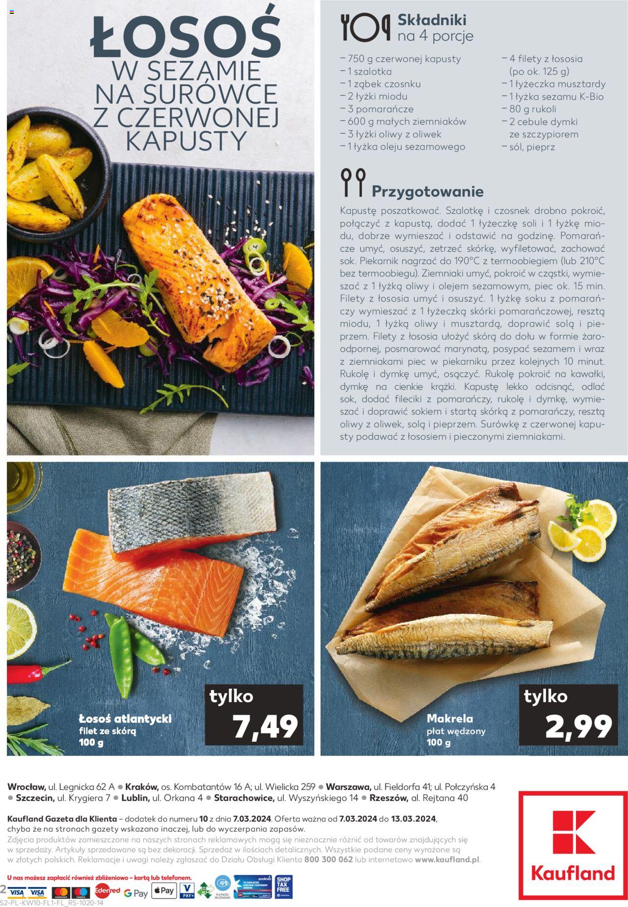 KAUFLAND gazetka Ryby ważna od 07.03.2024 do 13.03.2024 strona 2