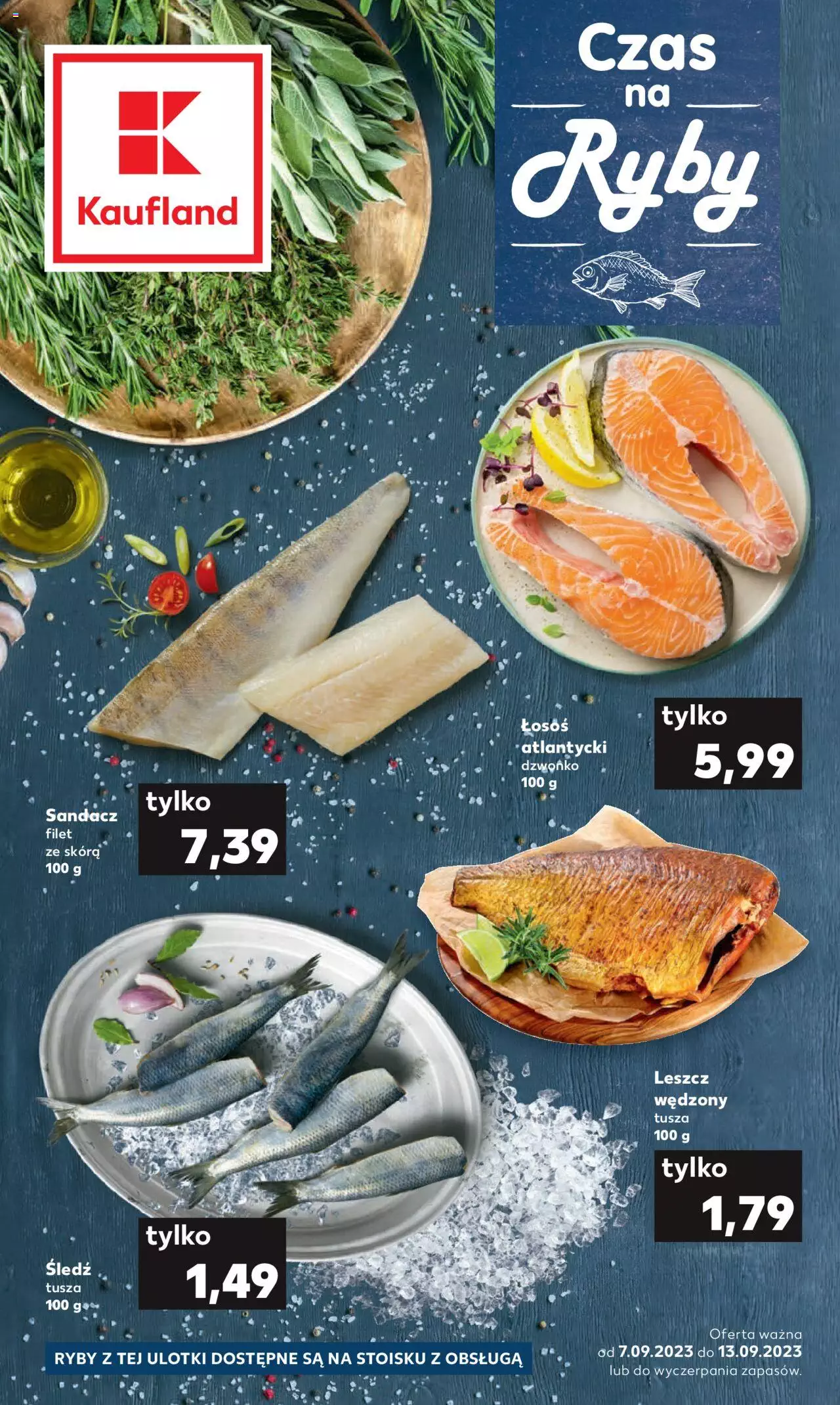KAUFLAND gazetka Ryby ważna od 07.09.2023 do 13.09.2023 strona 1
