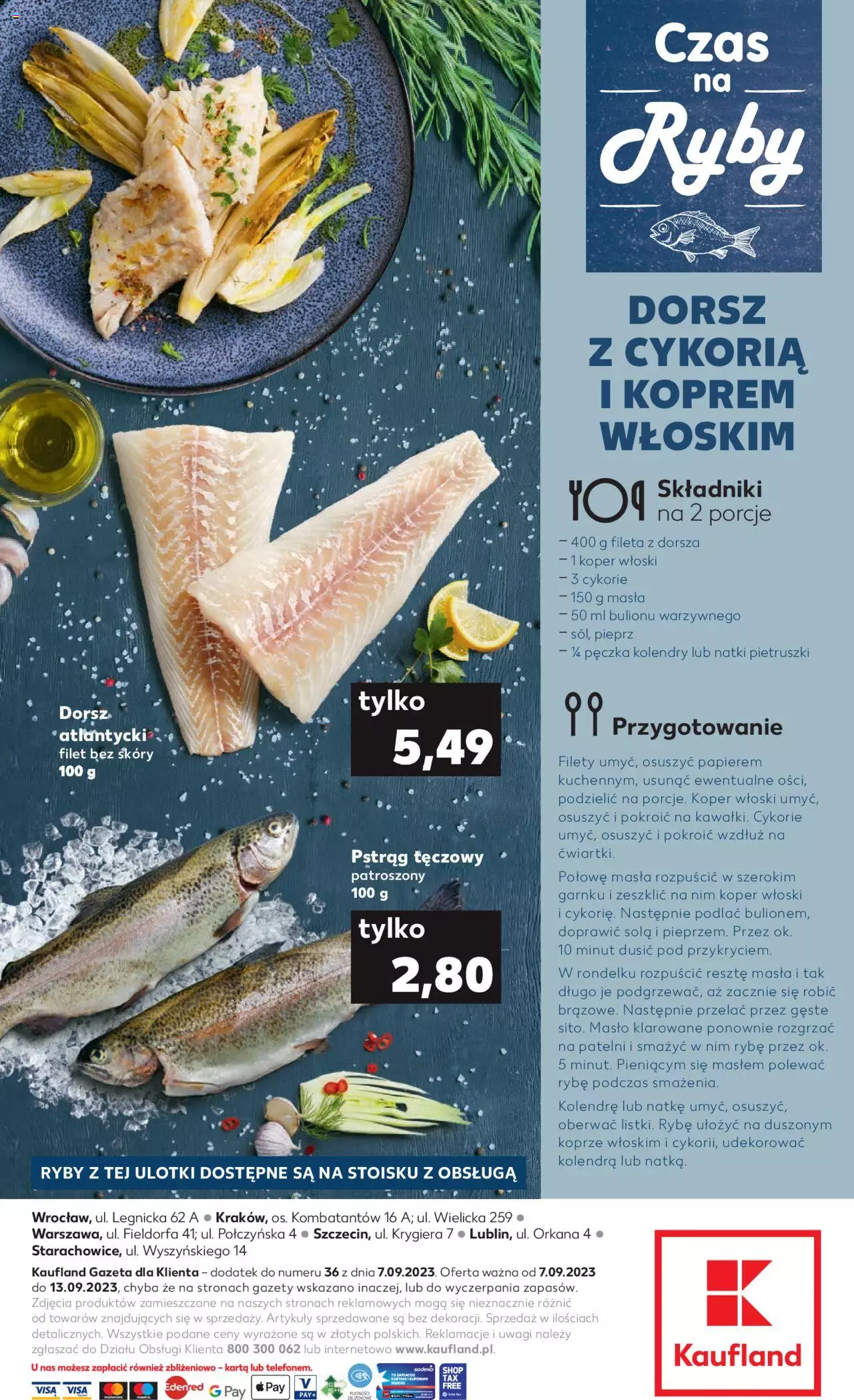 KAUFLAND gazetka Ryby ważna od 07.09.2023 do 13.09.2023 strona 2