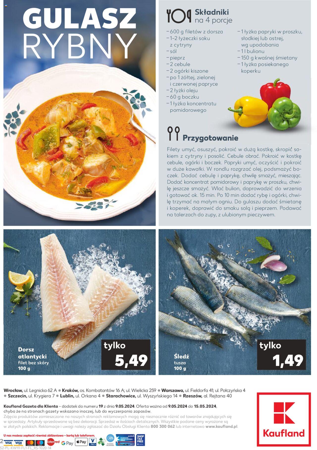 KAUFLAND gazetka Ryby ważna od 09.05.2024 do 15.05.2024 strona 2