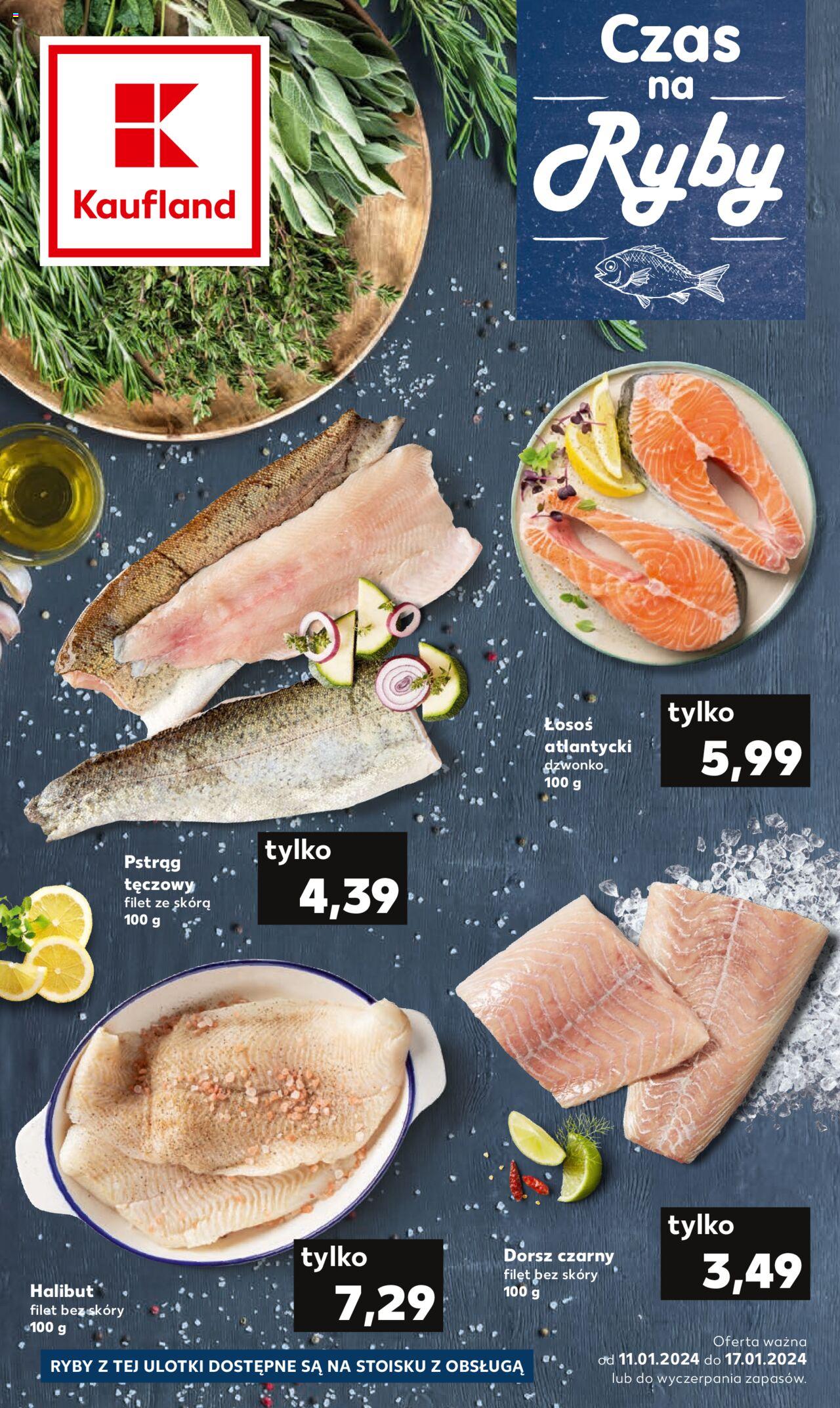 KAUFLAND gazetka Ryby ważna od  11.01.2024 do 17.01.2024 strona 1
