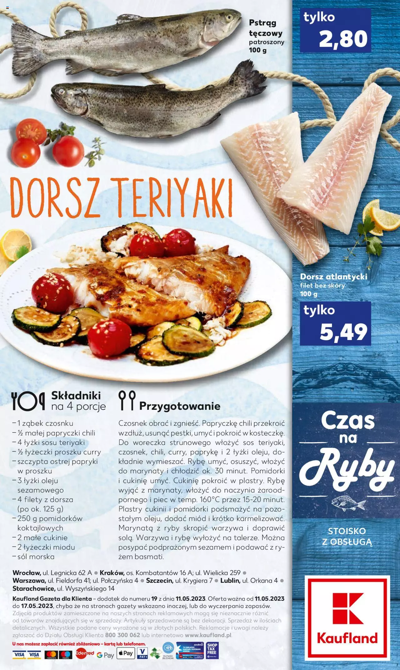 KAUFLAND gazetka Ryby ważna od 11.05.2023 do 17.05.2023 strona 2
