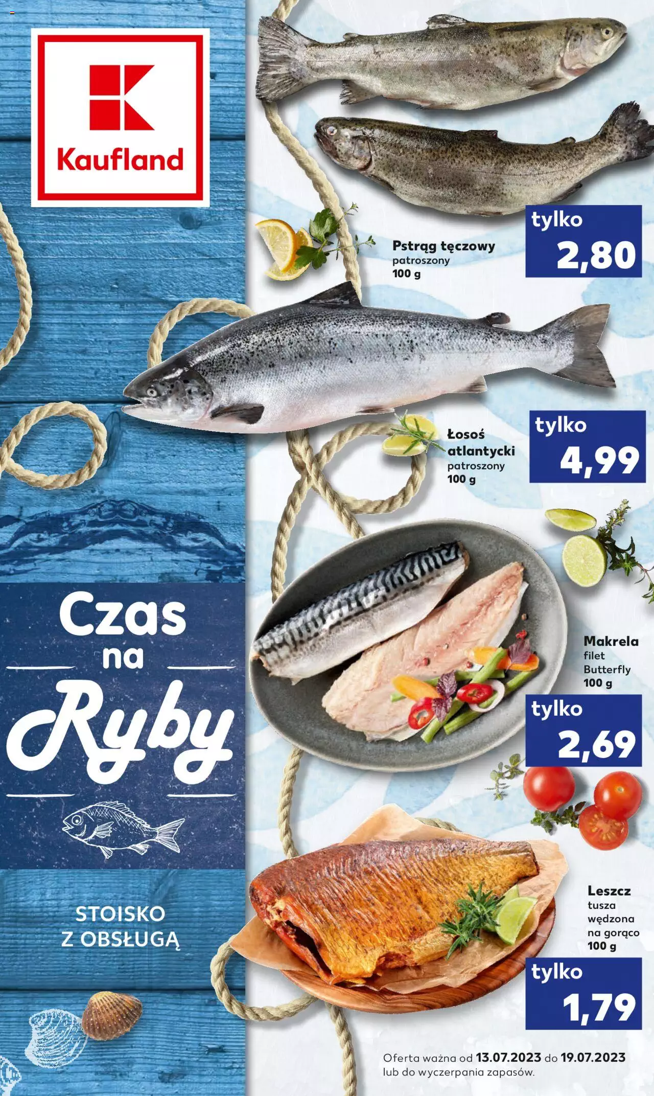 KAUFLAND gazetka Ryby ważna od 13.07.2023 do środy 19.07.2023 strona 1