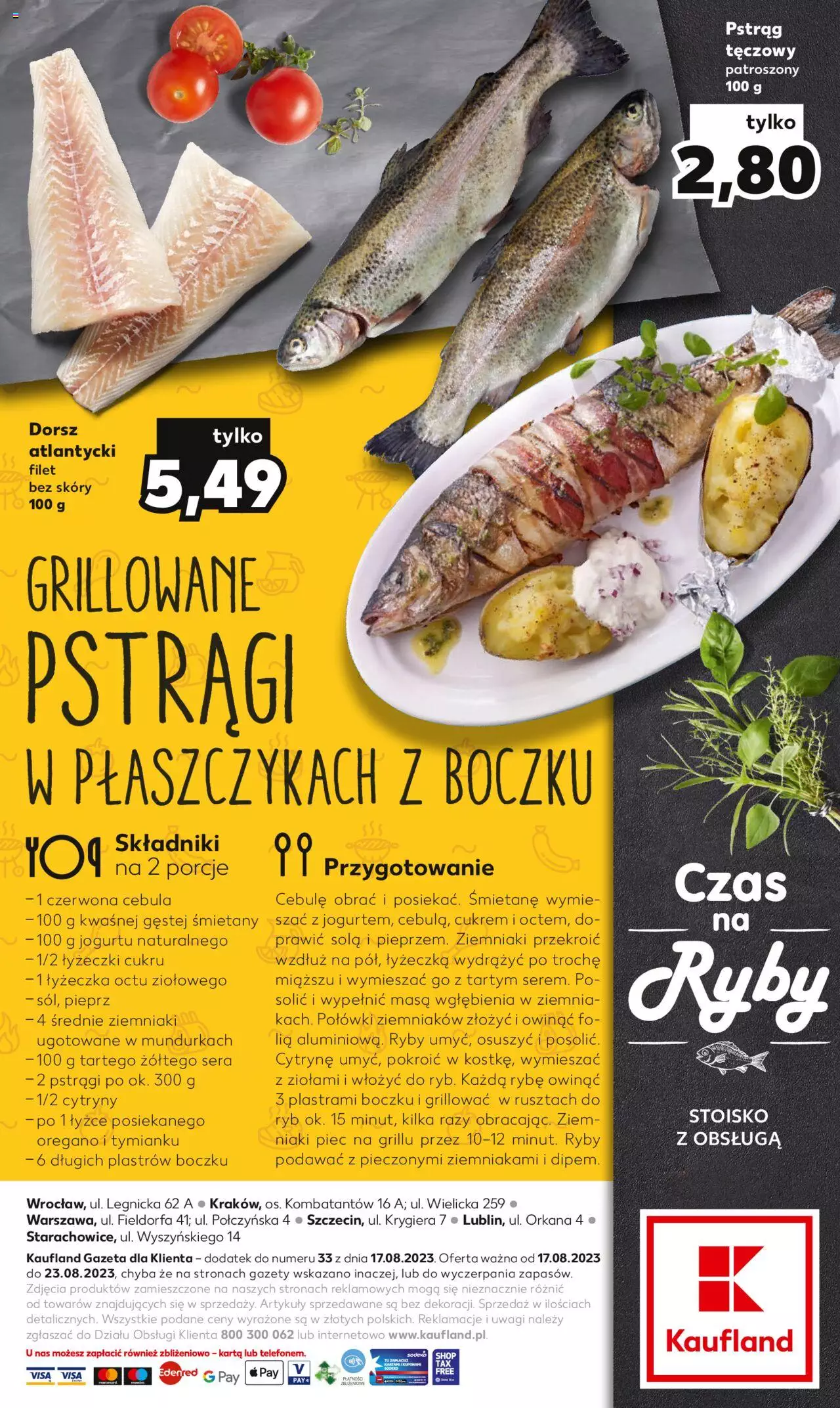 KAUFLAND gazetka Ryby ważna  od 17.08.2023 do 23.08.2023 strona 2