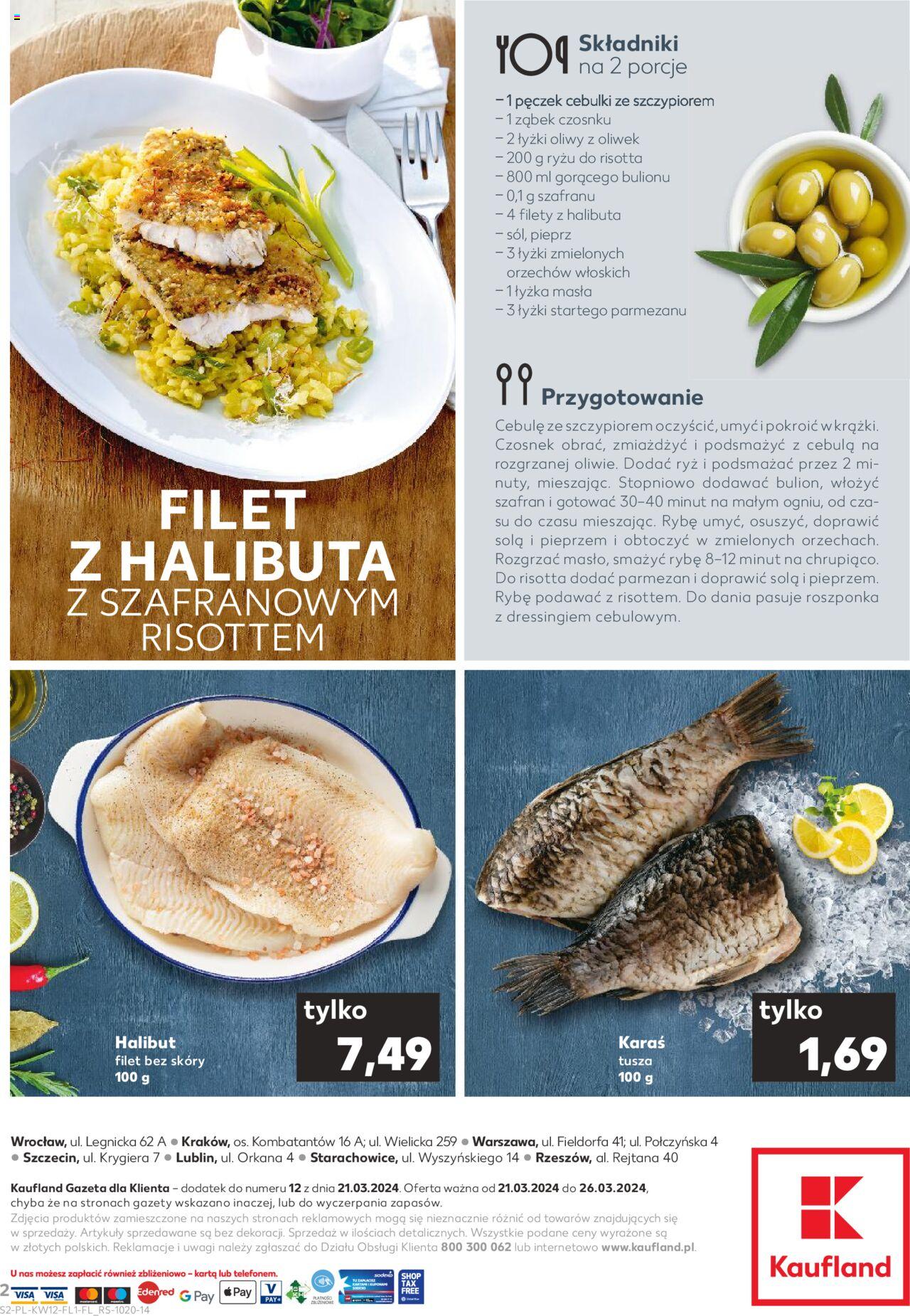 KAUFLAND gazetka Ryby ważna od 21.03.2024 do 26.03.2024 strona 2