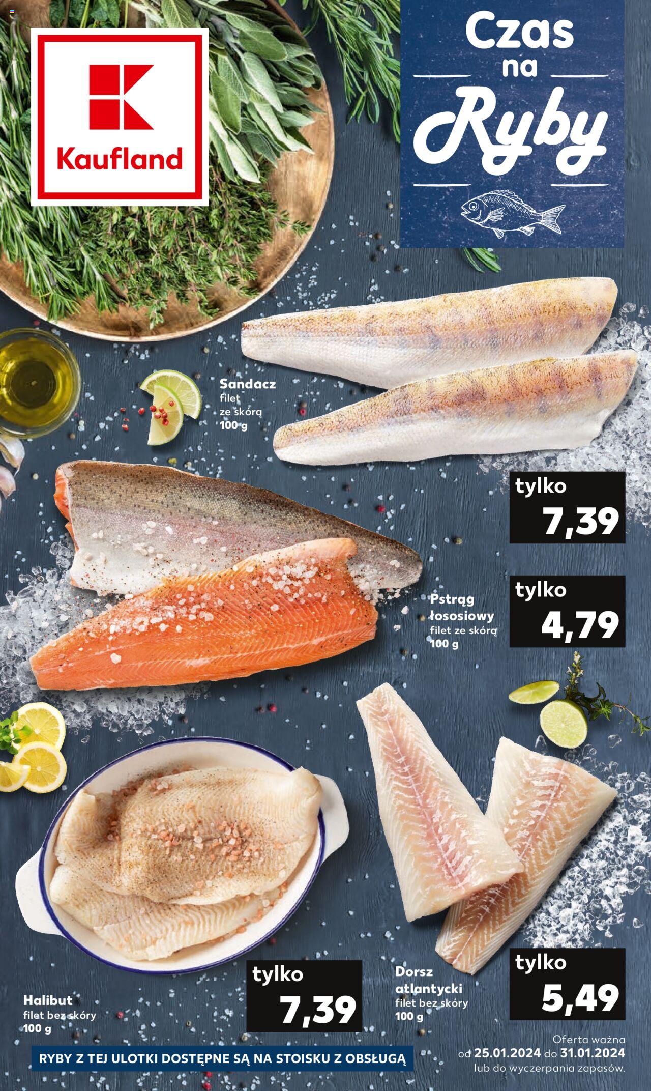 KAUFLAND gazetka Ryby ważna od 25.01.2024 do 31.01.2024 strona 1