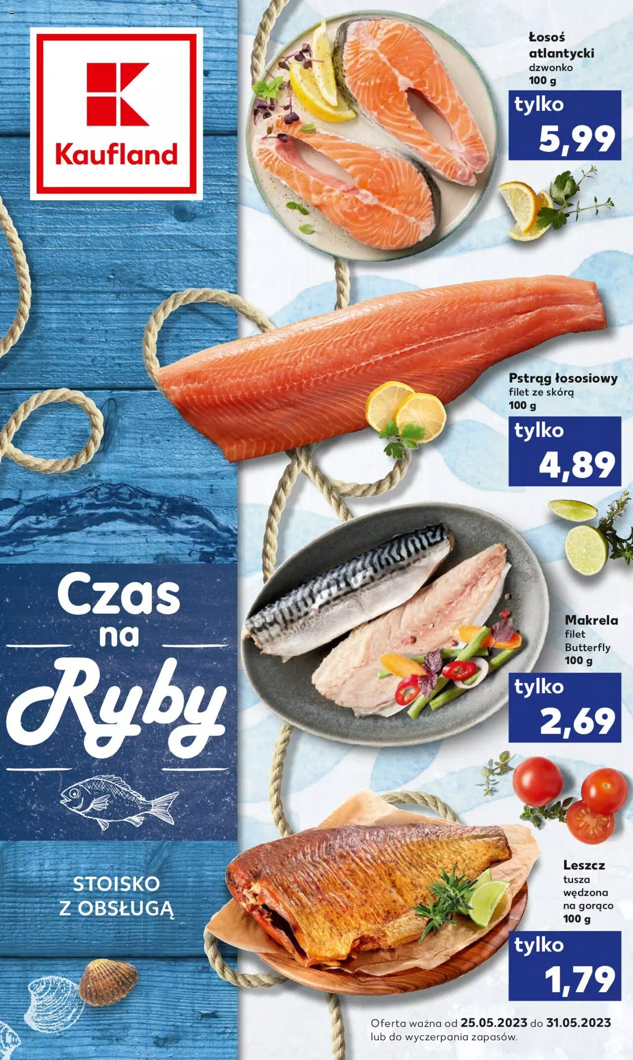 KAUFLAND gazetka Ryby ważna od 25.05.2023 do 31.05.2023 strona 1