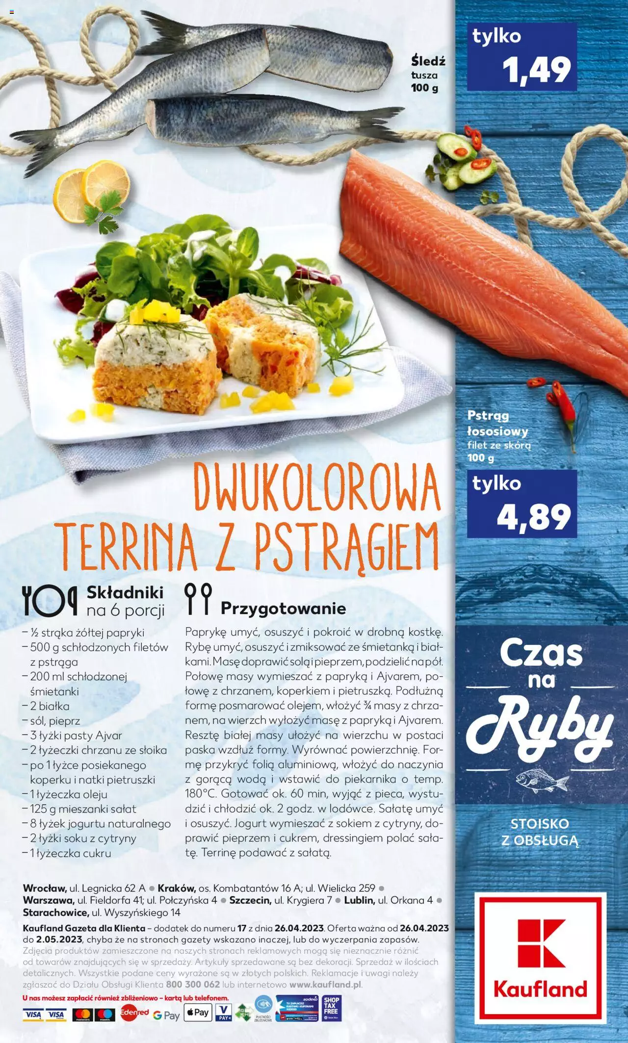 KAUFLAND gazetka Ryby ważna od 26.04.2023 do 02.05.2023 strona 2