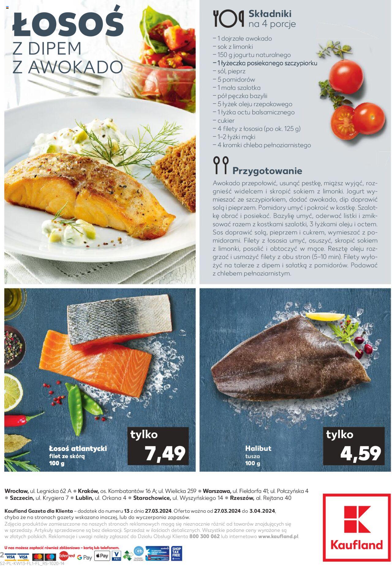 KAUFLAND gazetka Ryby ważna od 27.03.2024 do 03.04.2024 strona 2