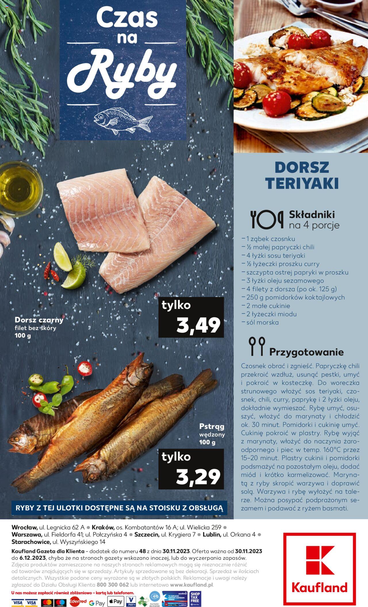 KAUFLAND gazetka Ryby ważna od 30.11.2023 do 06.12.2023 strona 2
