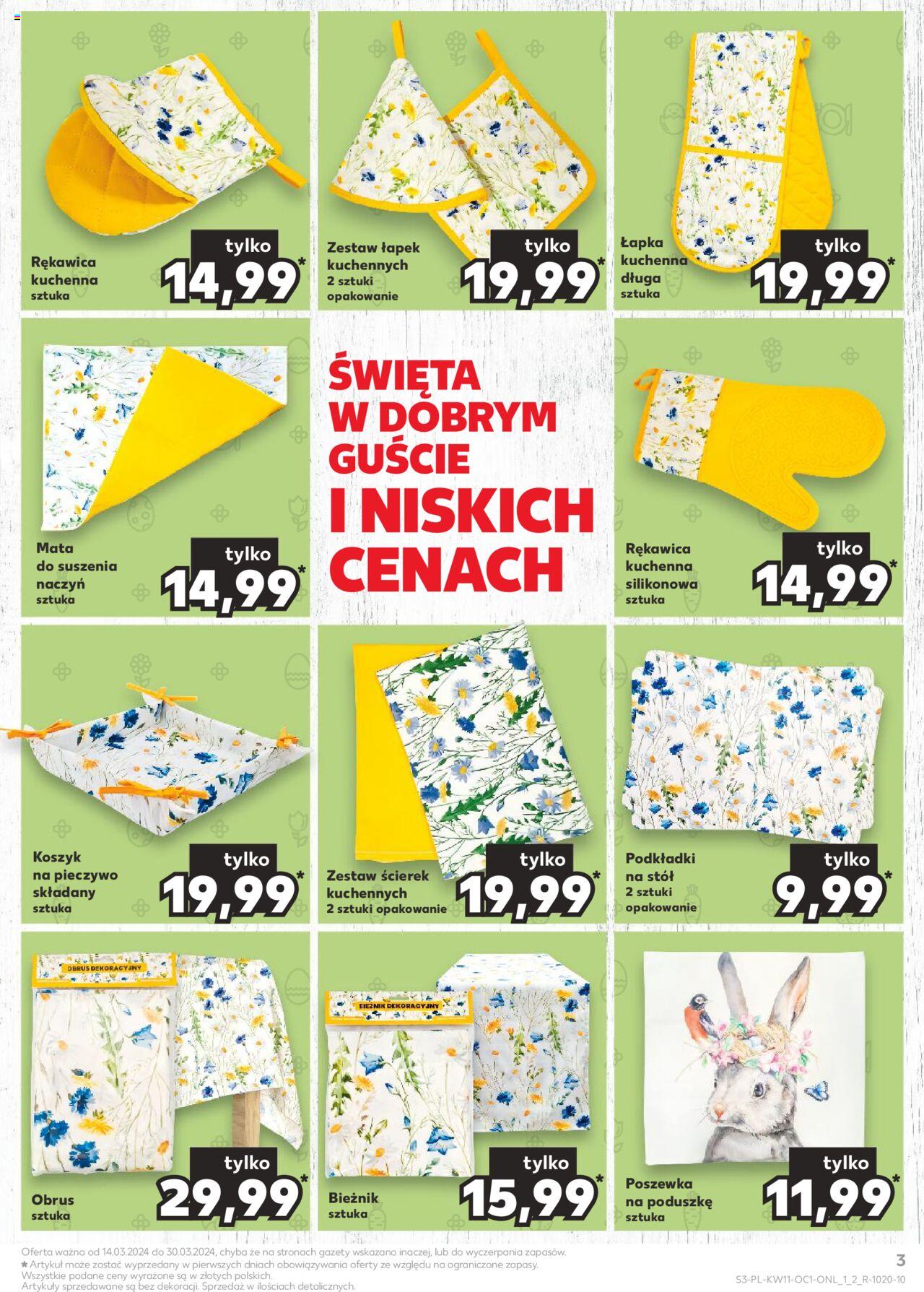 KAUFLAND gazetka Świąteczny wybór nonfood ważna od 14.03.2024 do 30.03.2024 strona 3