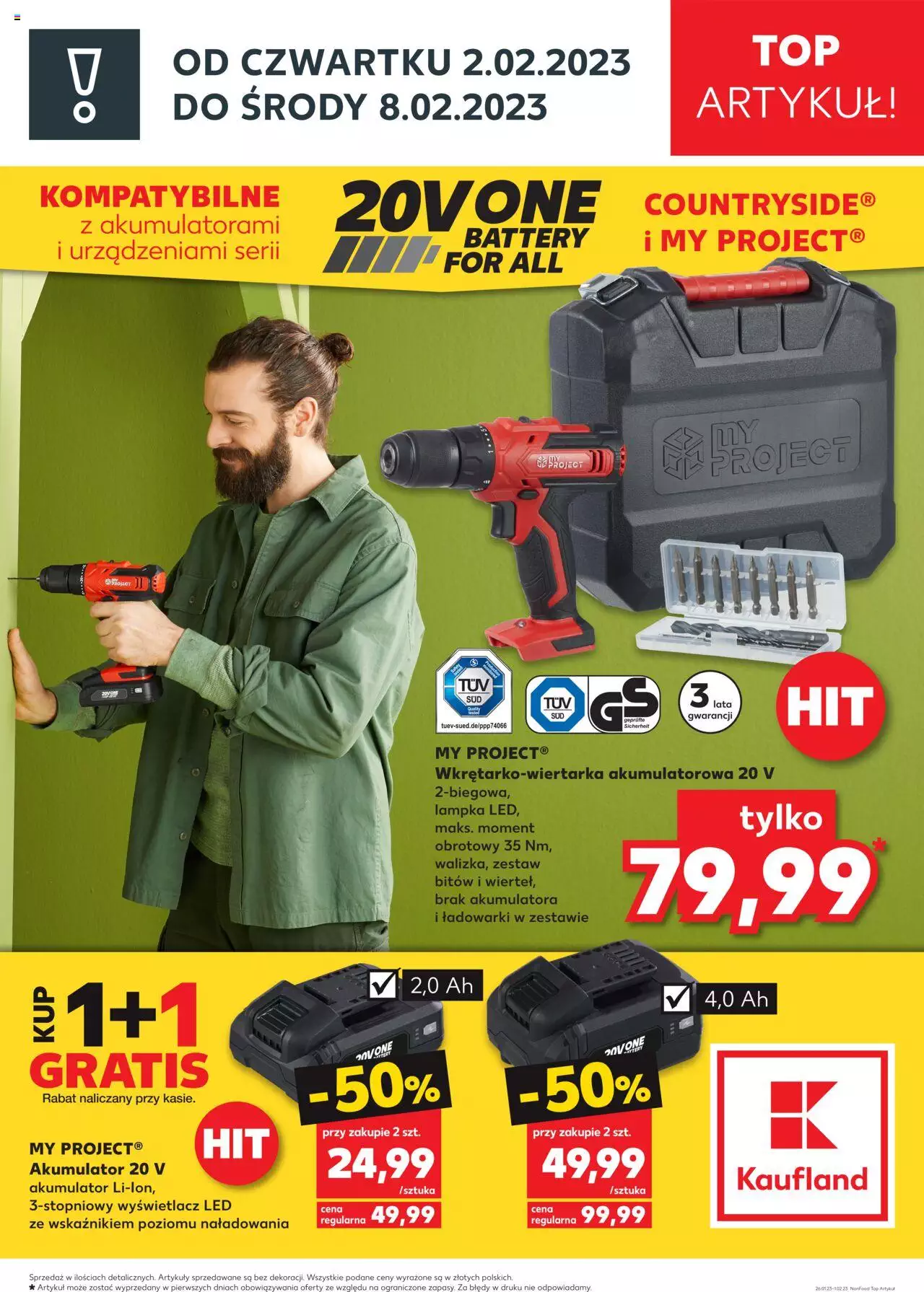 KAUFLAND gazetka Top Artykuł ważna od 02.02.2023 do 08.02.2023 strona 1