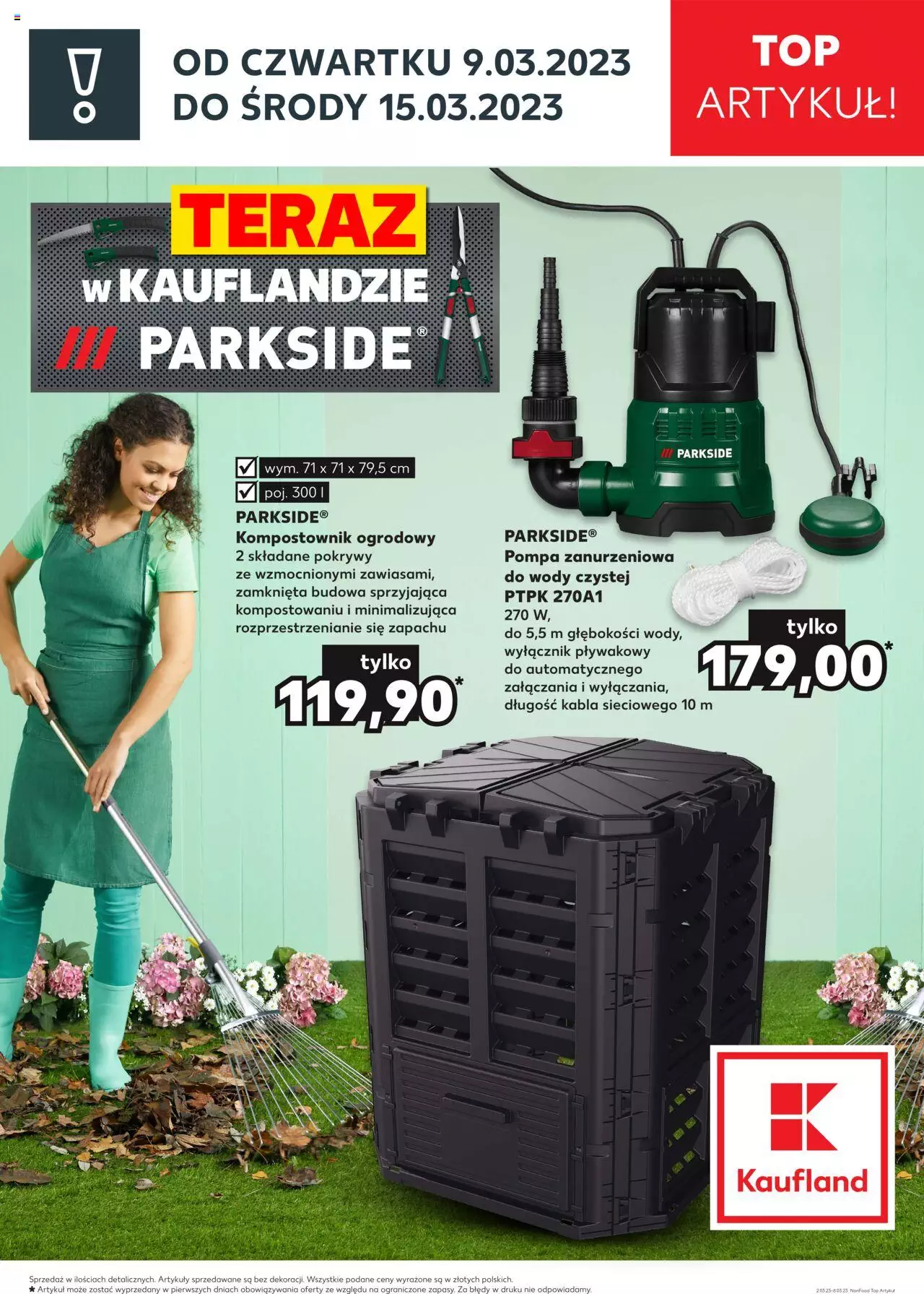 KAUFLAND Gazetka Top Artykuł ważna od  09.03.2023 do 15.03.2023 strona 1