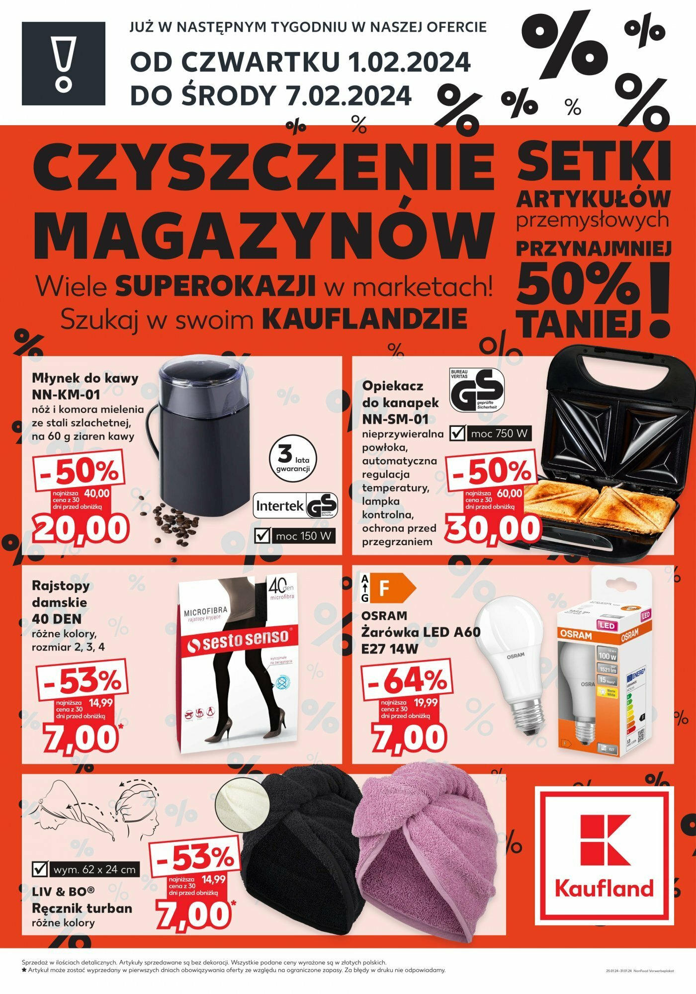 KAUFLAND Gazetka Top Artykuł ważna od 25.01.2024 do 31.01.2024 strona 1